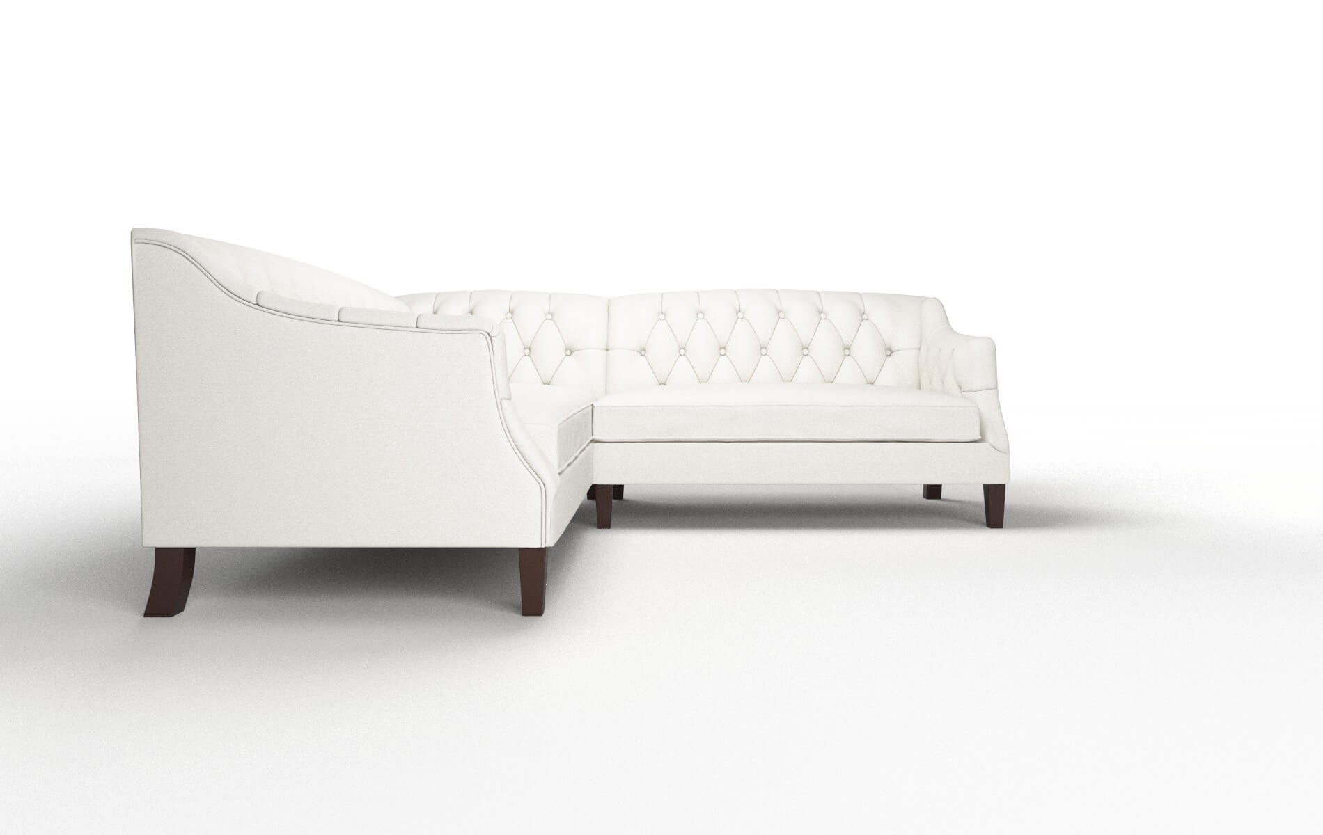 Shiraz Redondo Pearl Sectional espresso legs 2