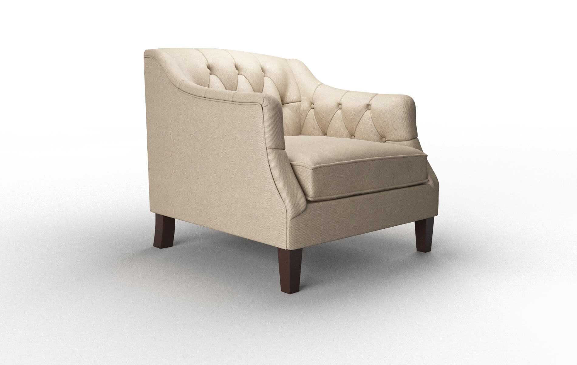 Shiraz Rocket Cappuccino Chair espresso legs 2