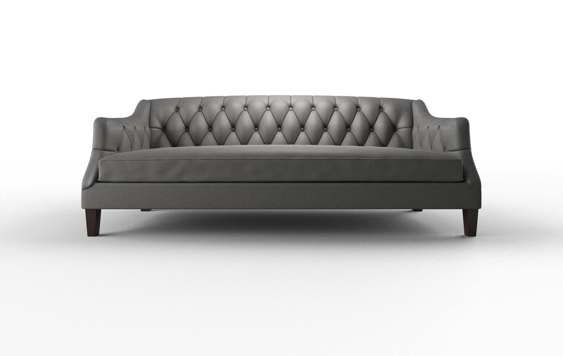 Shiraz Rocket Charcoal Sofa espresso legs 1