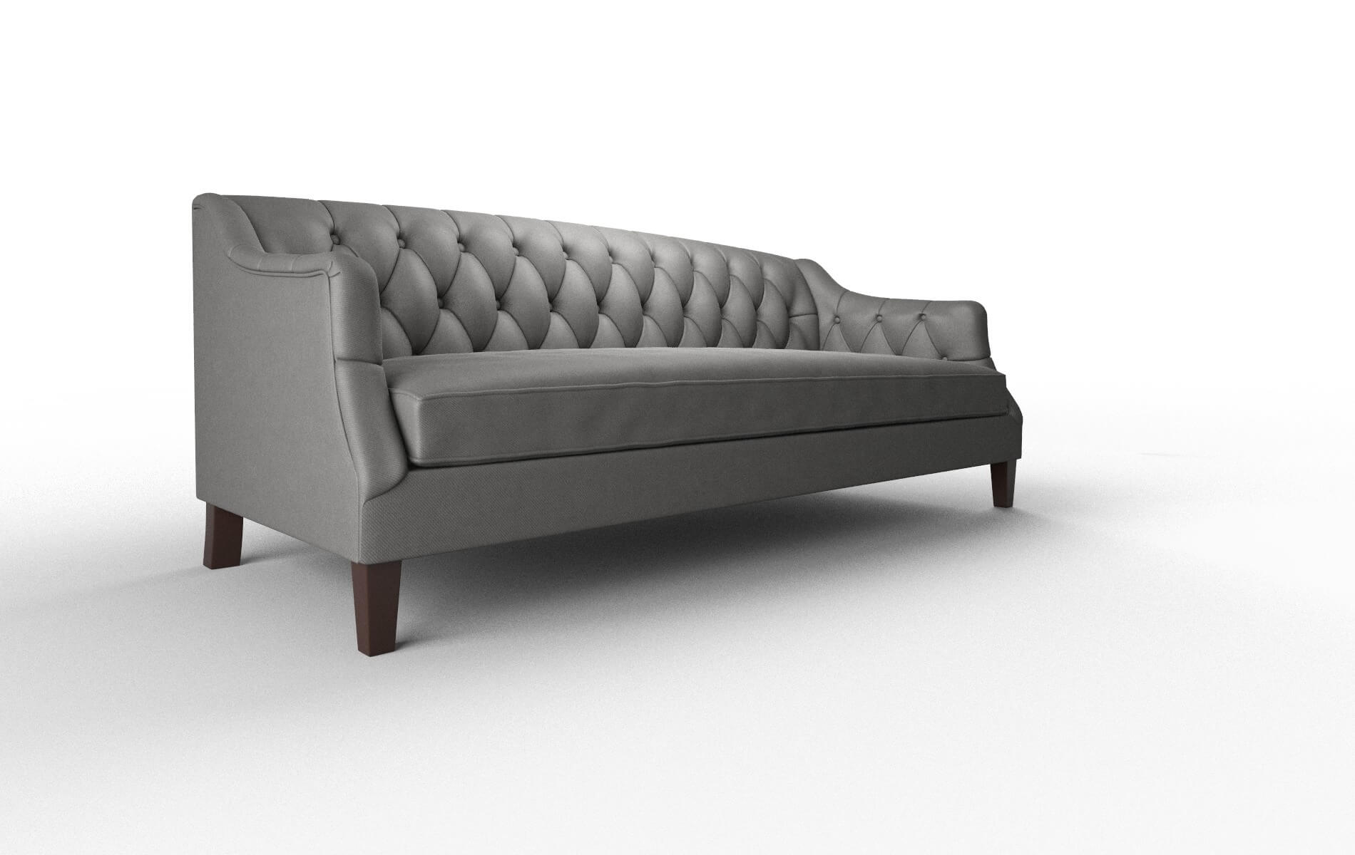 Shiraz Rocket Charcoal Sofa espresso legs 2