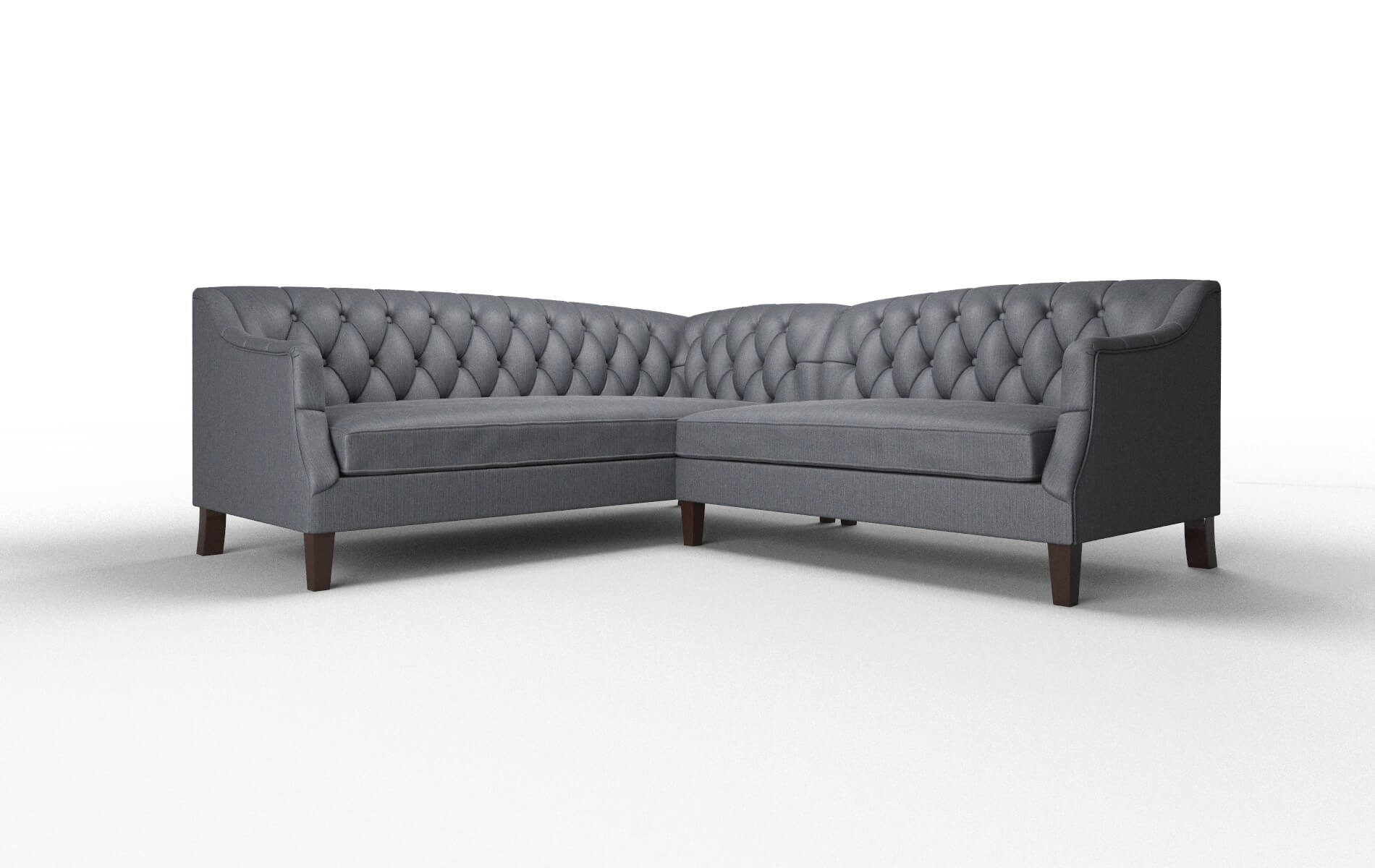 Shiraz Rocket Eclipse Sectional espresso legs 1