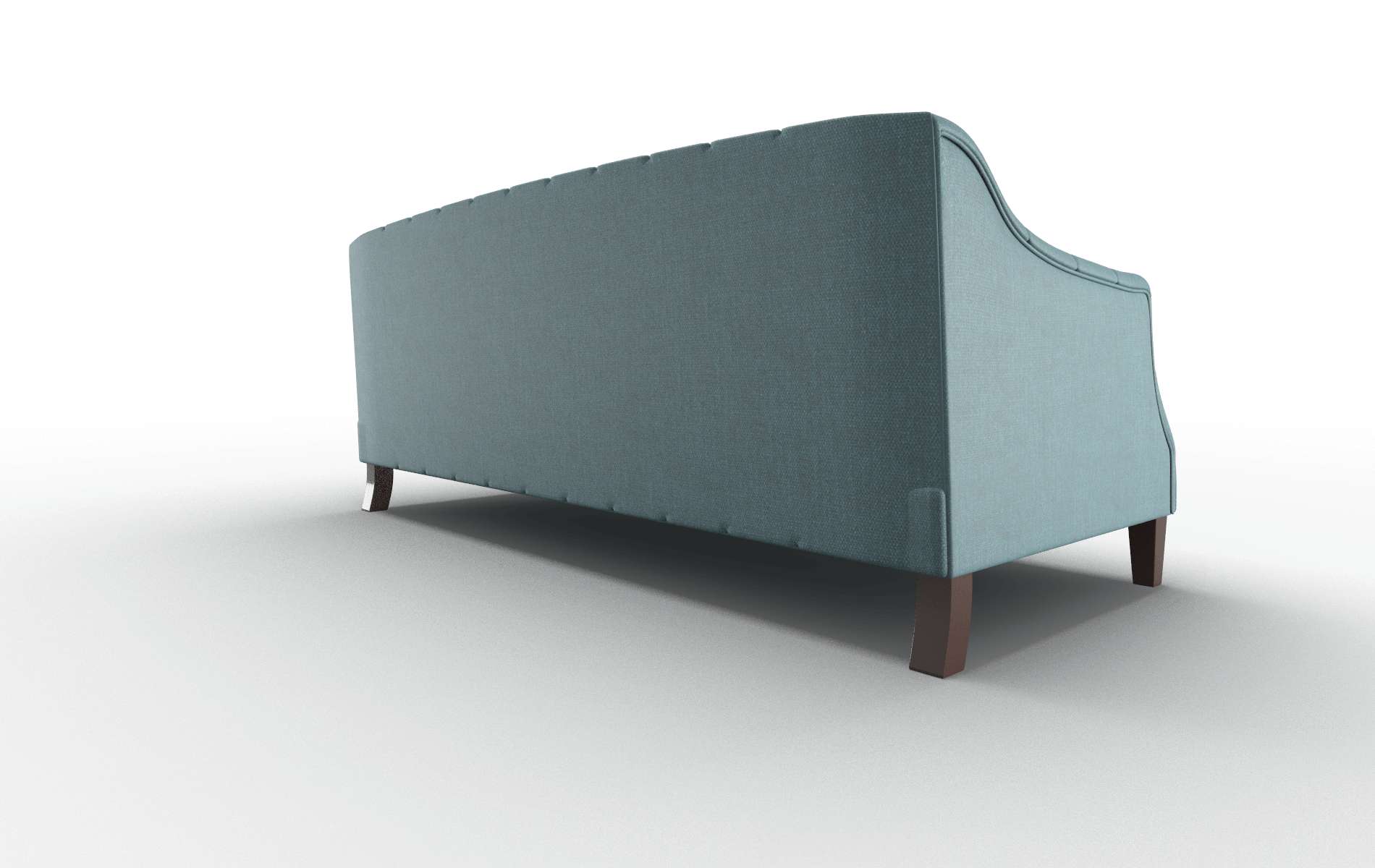 Shiraz Rocket Peacock Sofa espresso legs 5