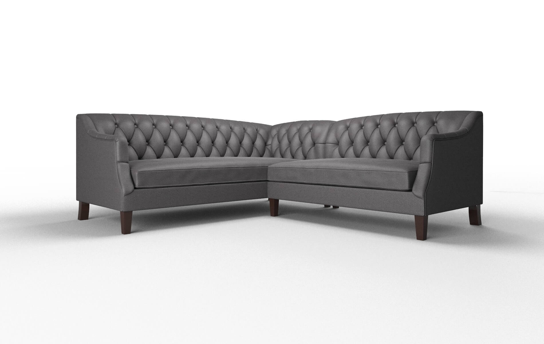 Shiraz Royale Eclipse Sectional espresso legs 1