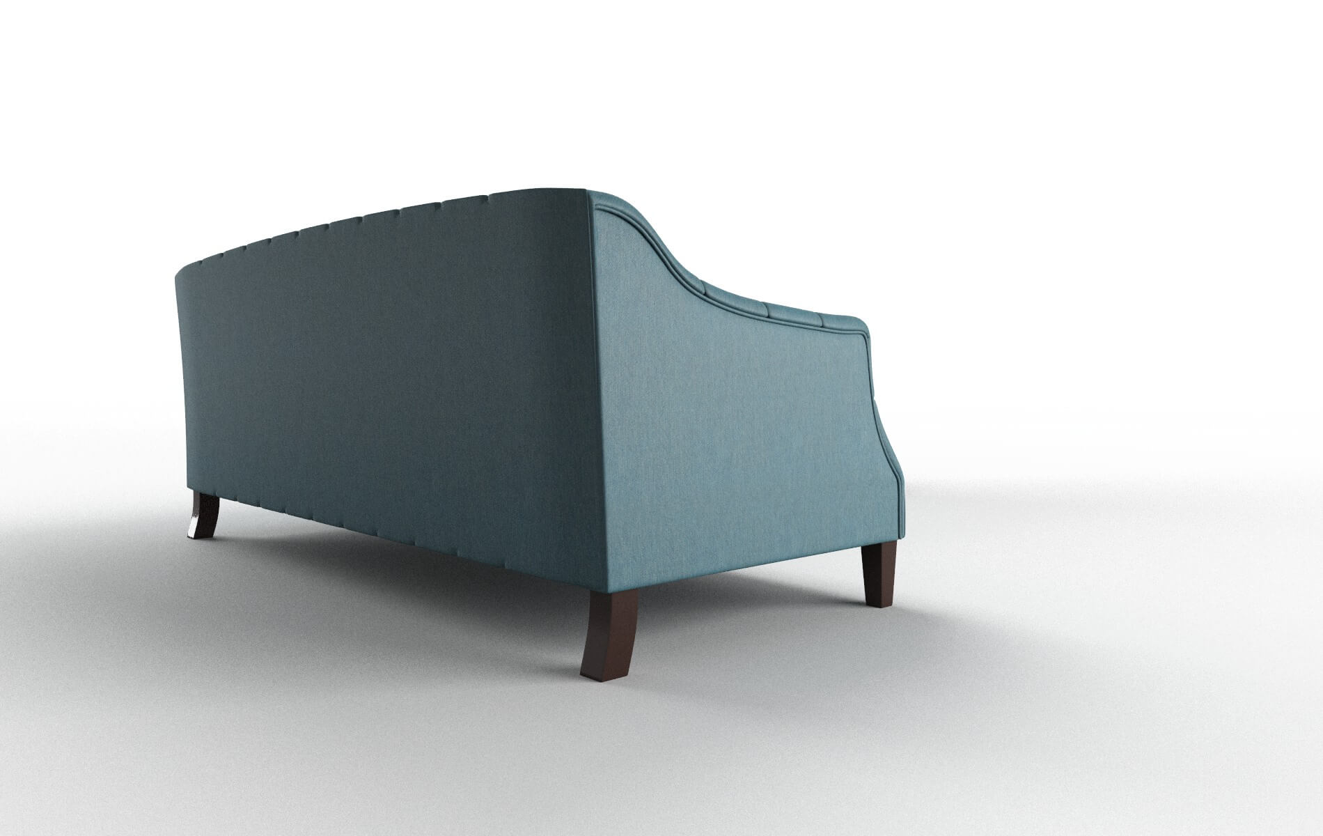 Shiraz Royale Electric_blue Sectional espresso legs 3