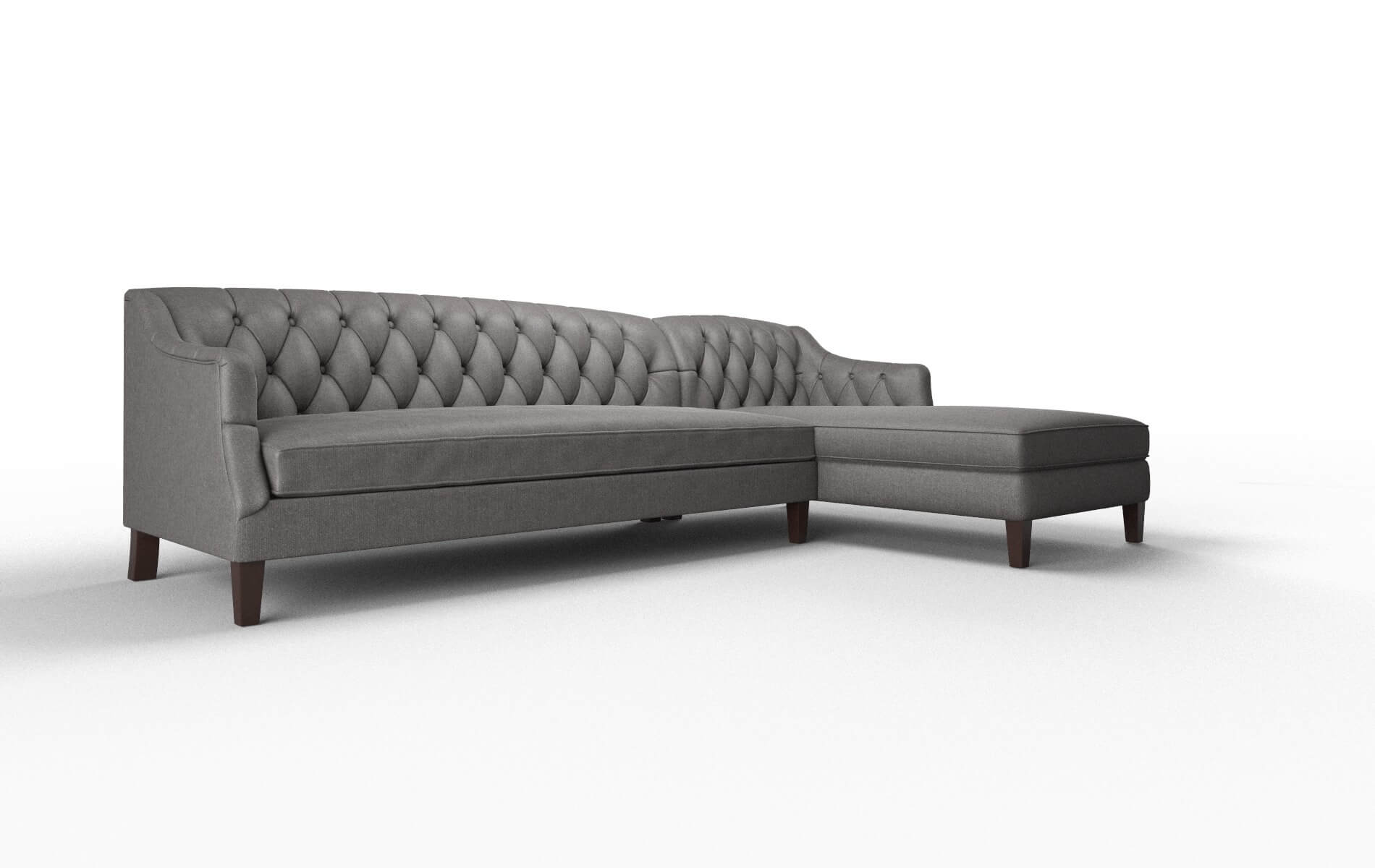 Shiraz Sasha Grey Panel espresso legs 2