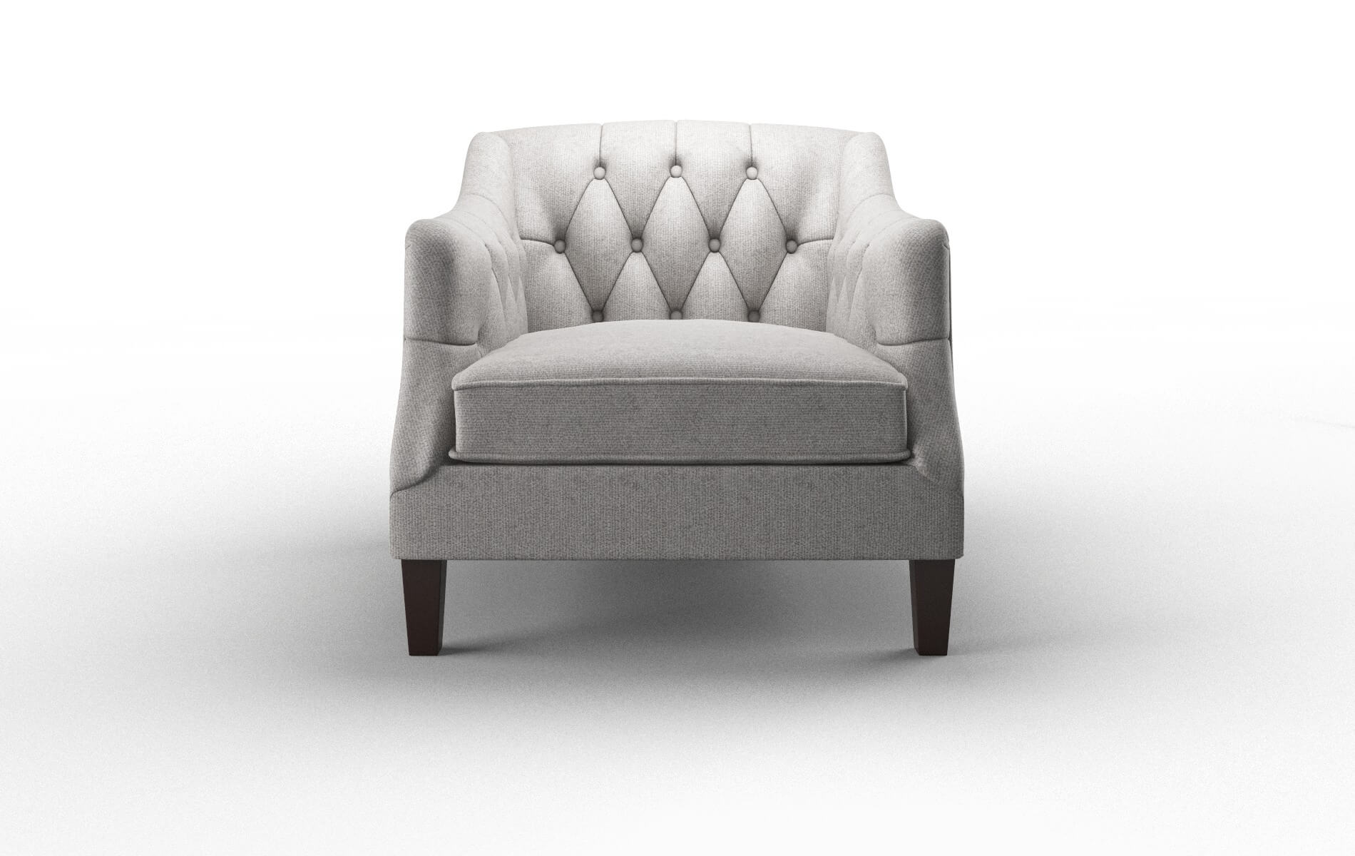 Shiraz Sasha Silver Chair espresso legs 1