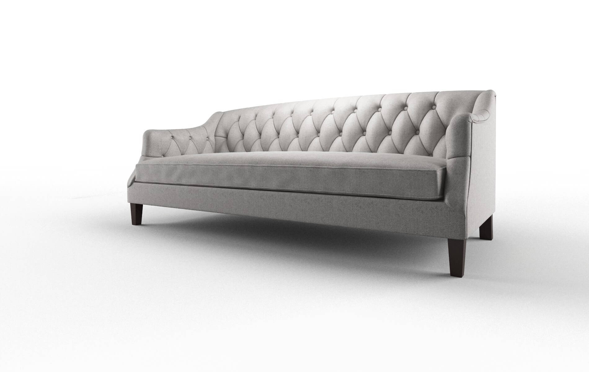 Shiraz Sasha Silver Sofa espresso legs 4