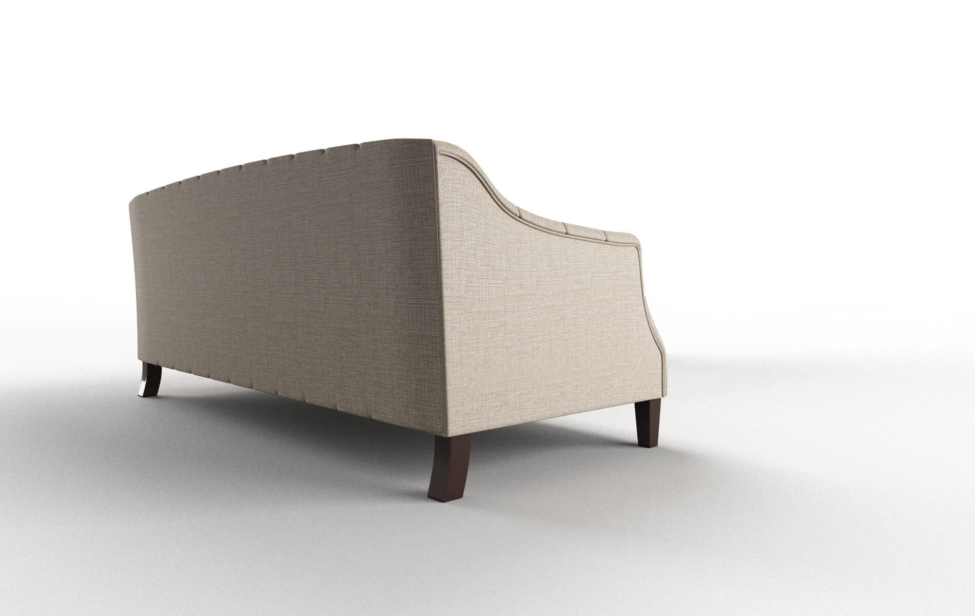 Shiraz Sosoftness 74 Sectional espresso legs 3