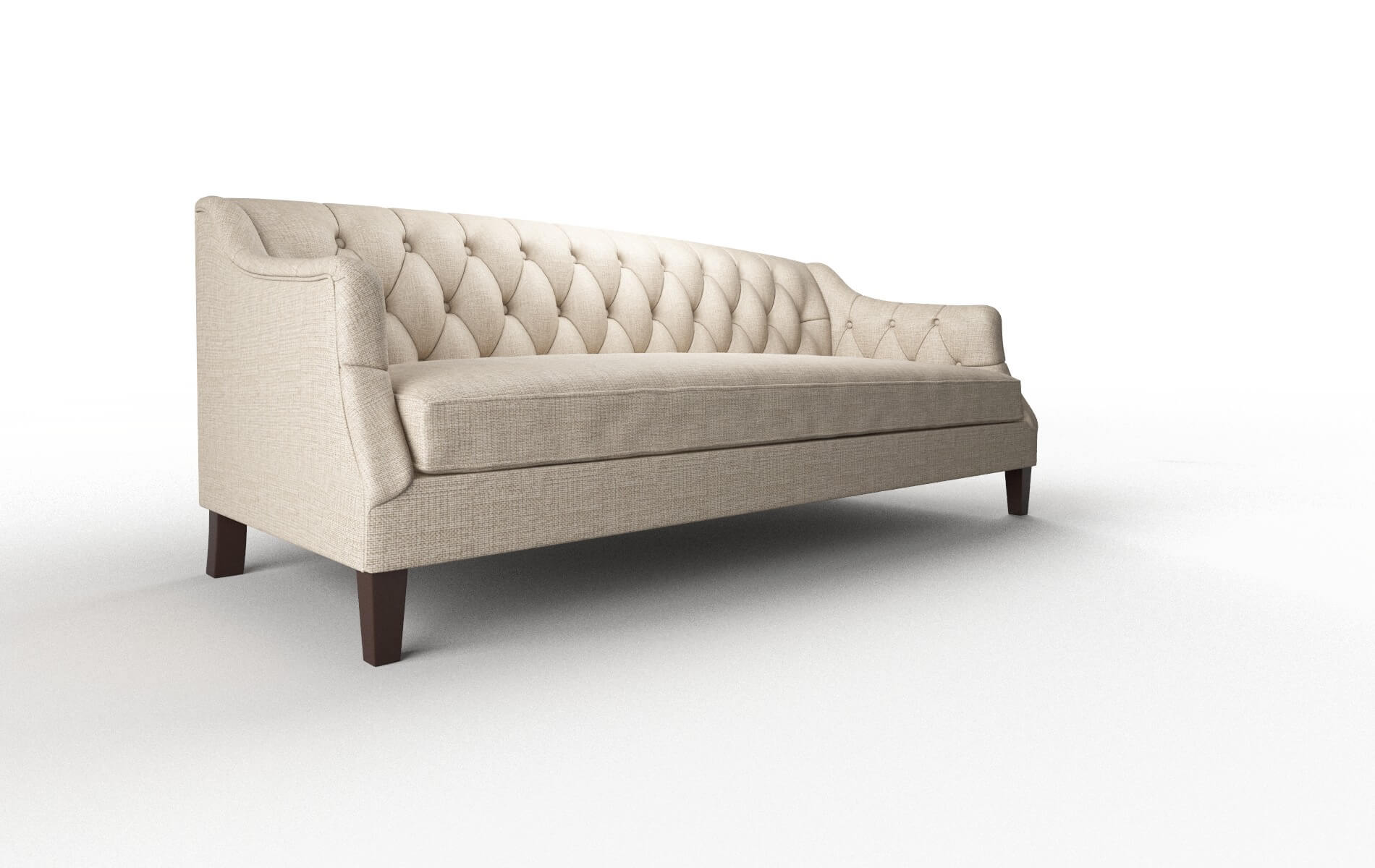 Shiraz Sosoftness 74 Sofa espresso legs 2