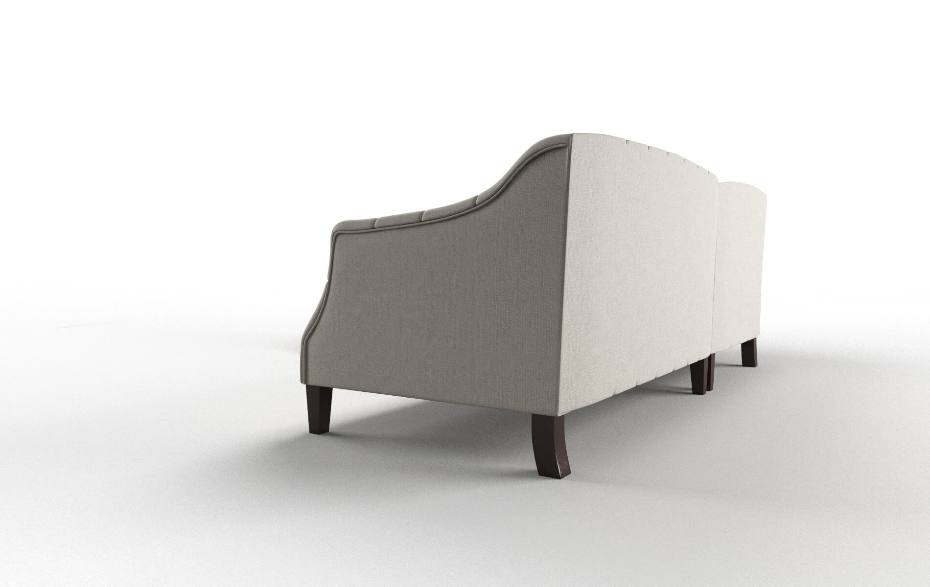 Shiraz Terrain Natural Sectional espresso legs 4
