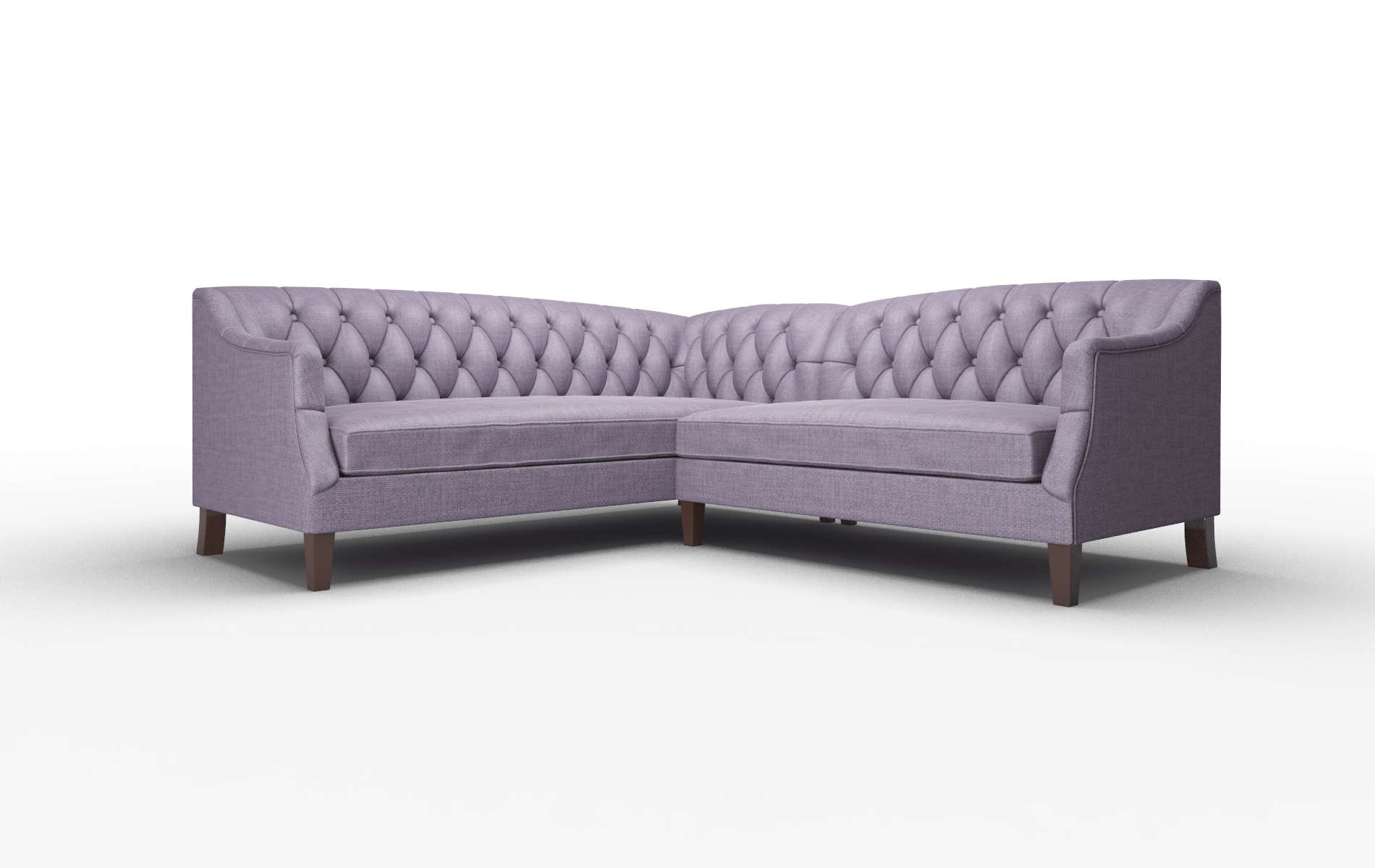 Shiraz Tess Blackberry Sectional espresso legs 1
