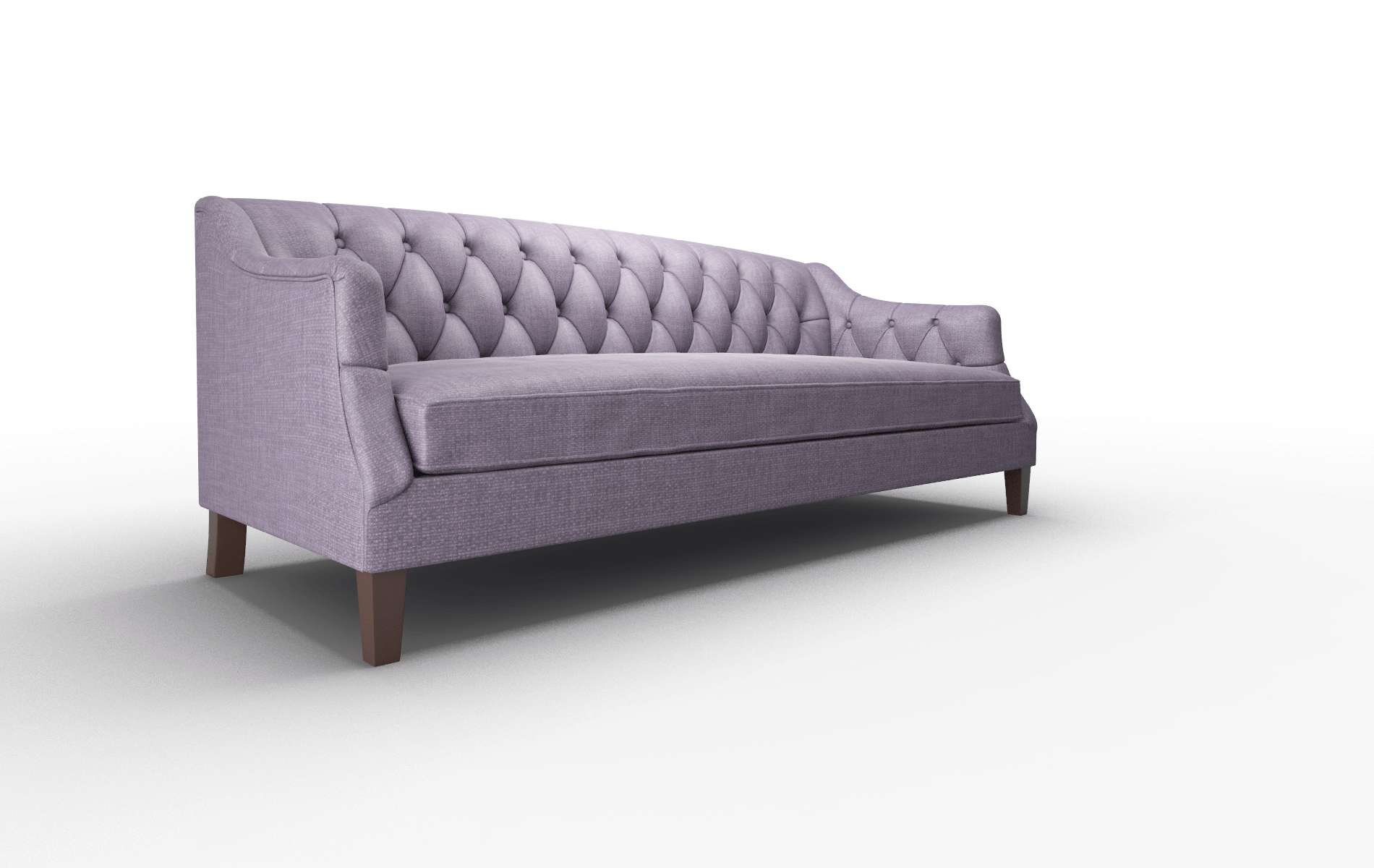 Shiraz Tess Blackberry Sofa espresso legs 2