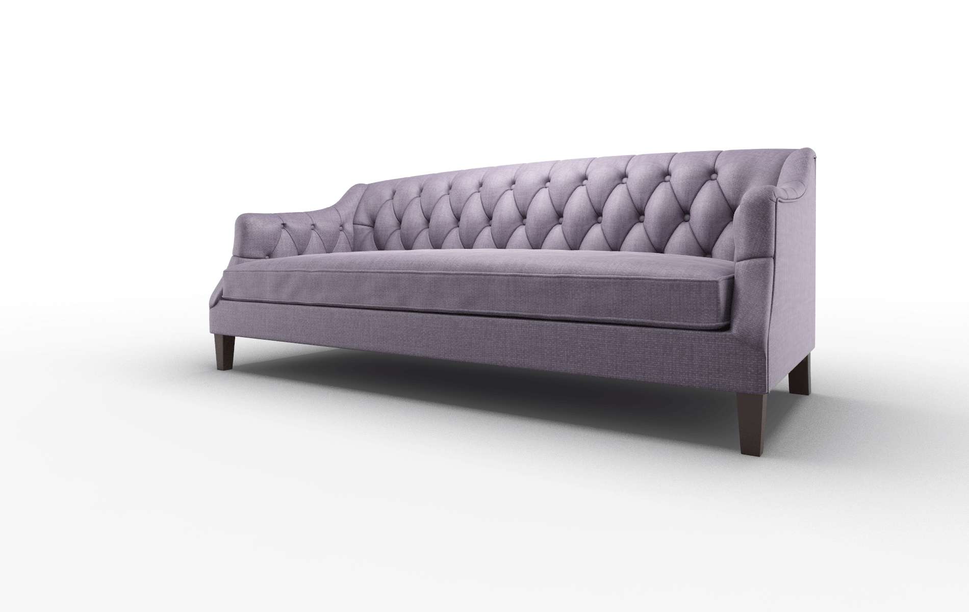 Shiraz Tess Blackberry Sofa espresso legs 4
