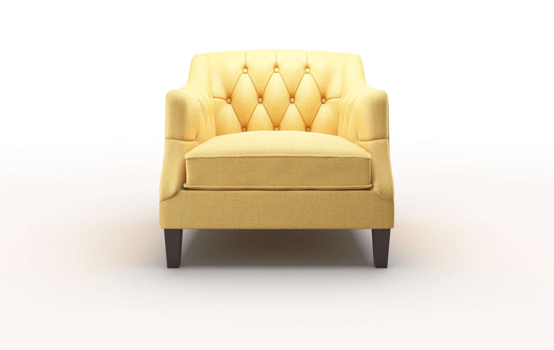 Shiraz Tess Turmeric Chair espresso legs 1