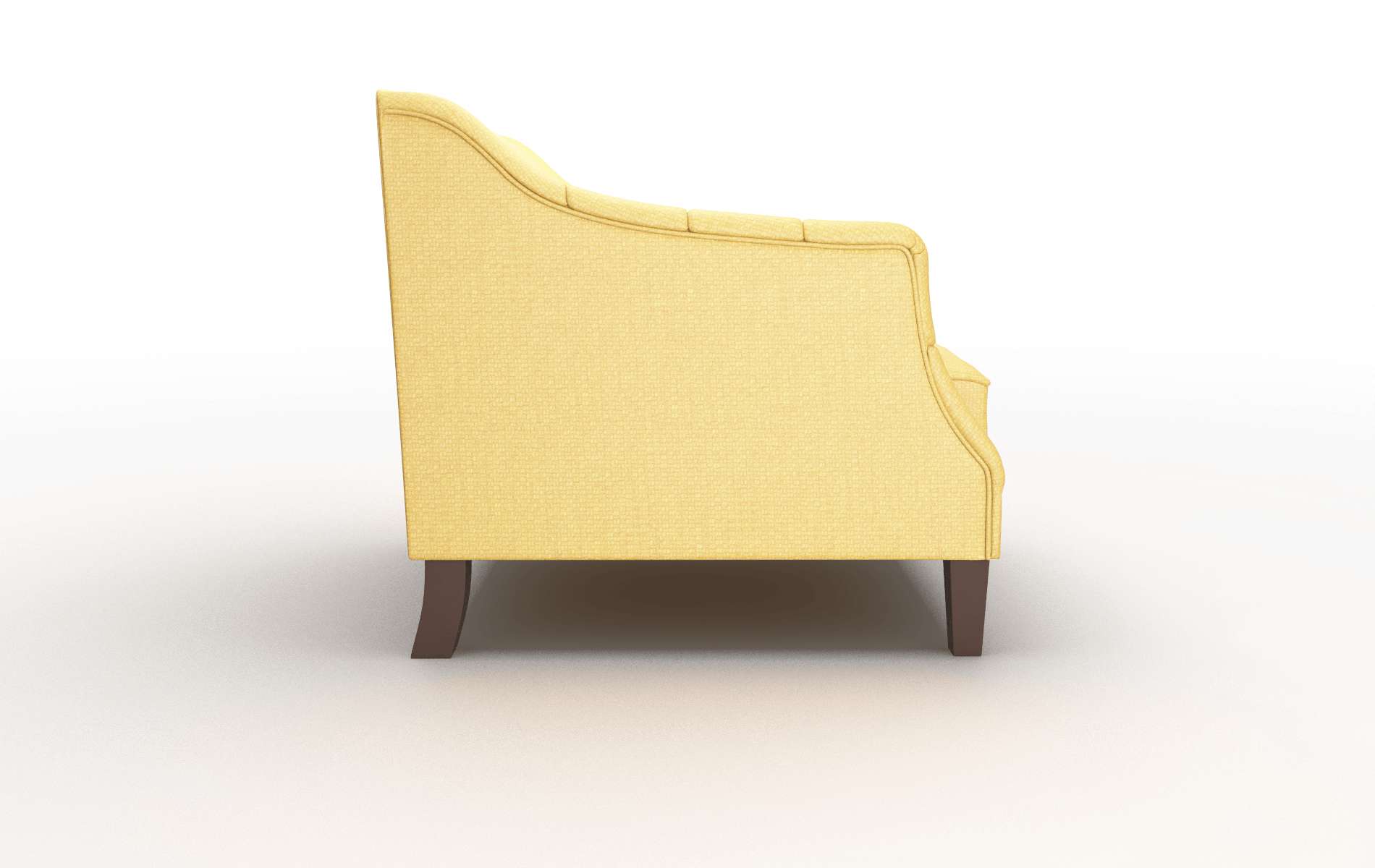 Shiraz Tess Turmeric Chair espresso legs 3