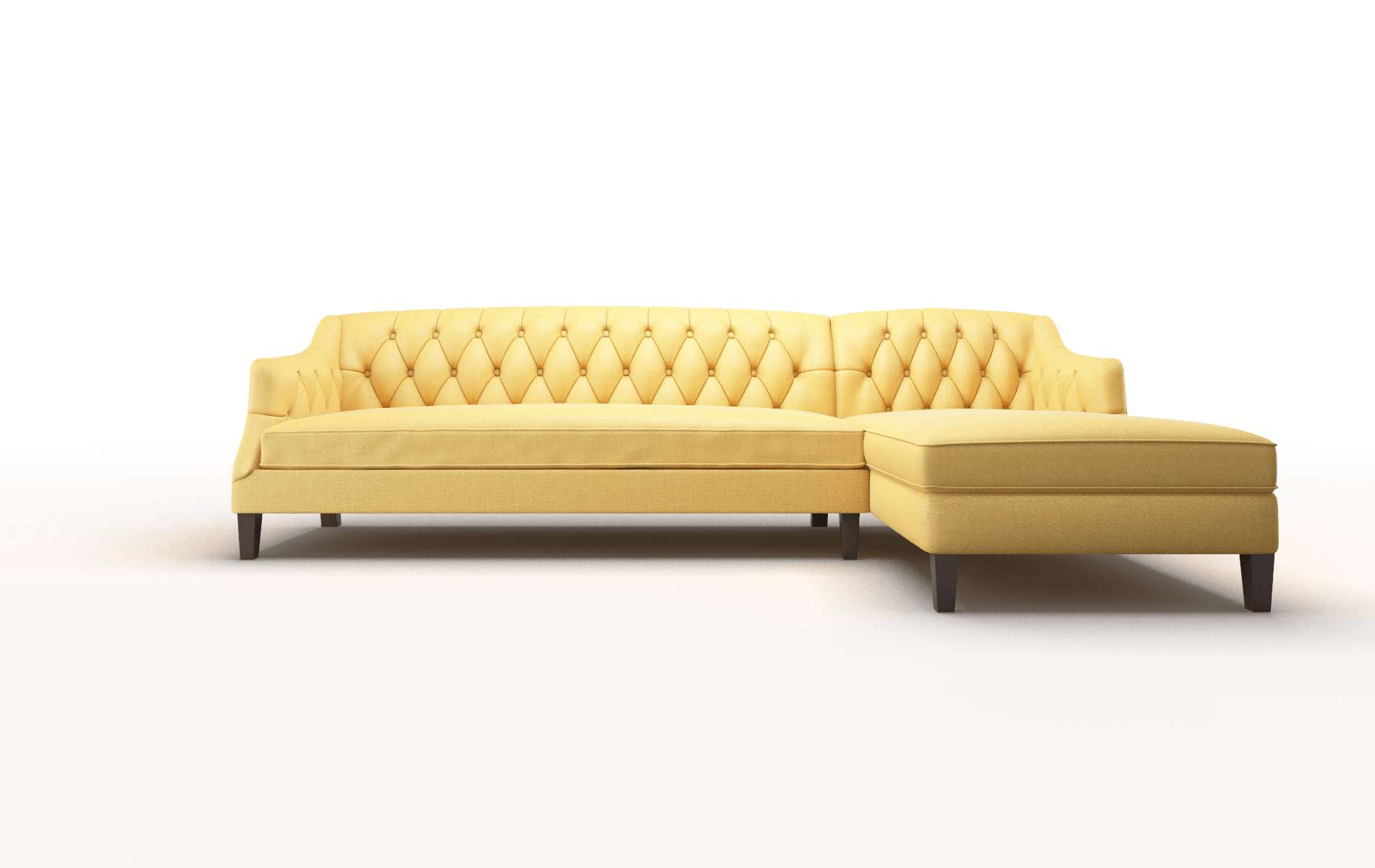 Shiraz Tess Turmeric Panel espresso legs 1