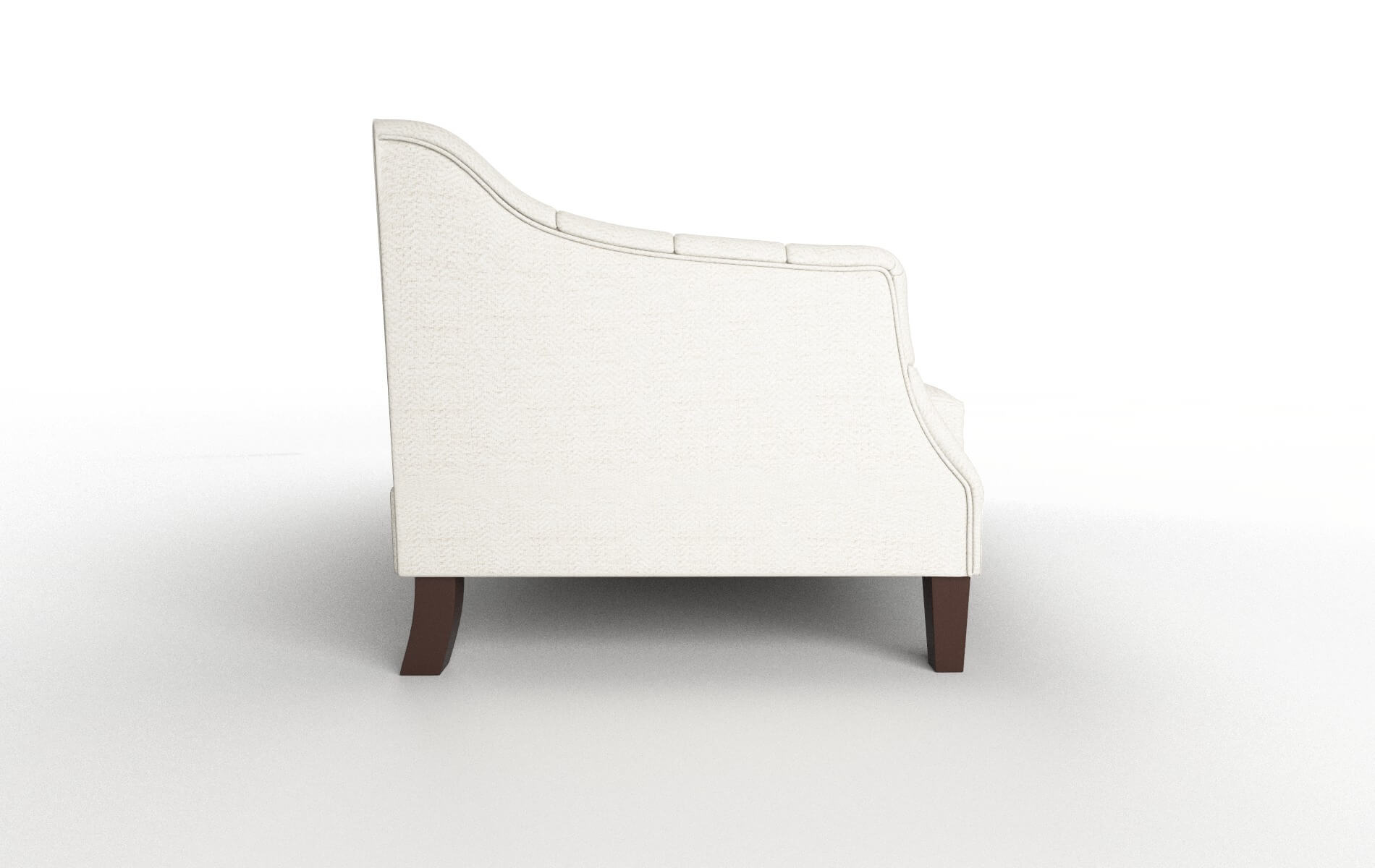 Shiraz Venus Cream Sofa espresso legs 3