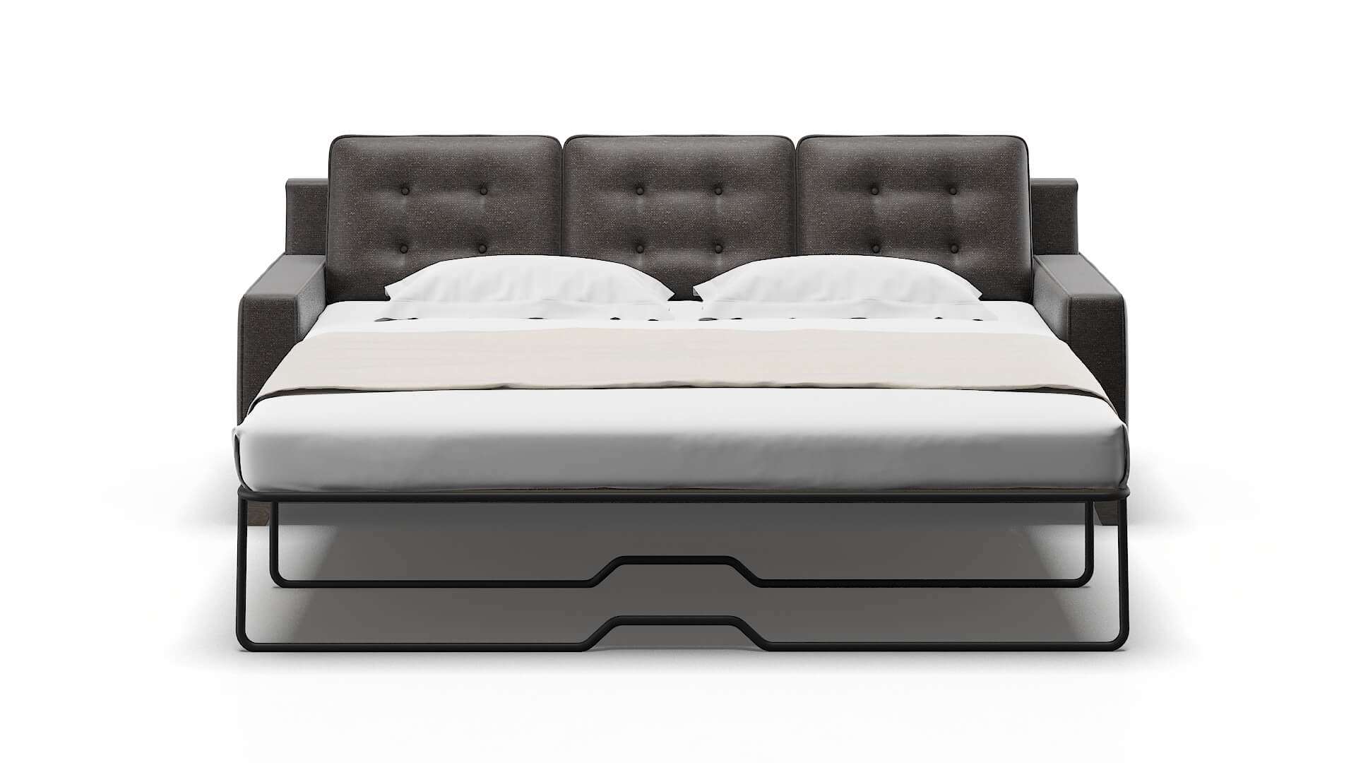 Alexandria Avenger Denim Sofa Sleeper Espresso legs 1