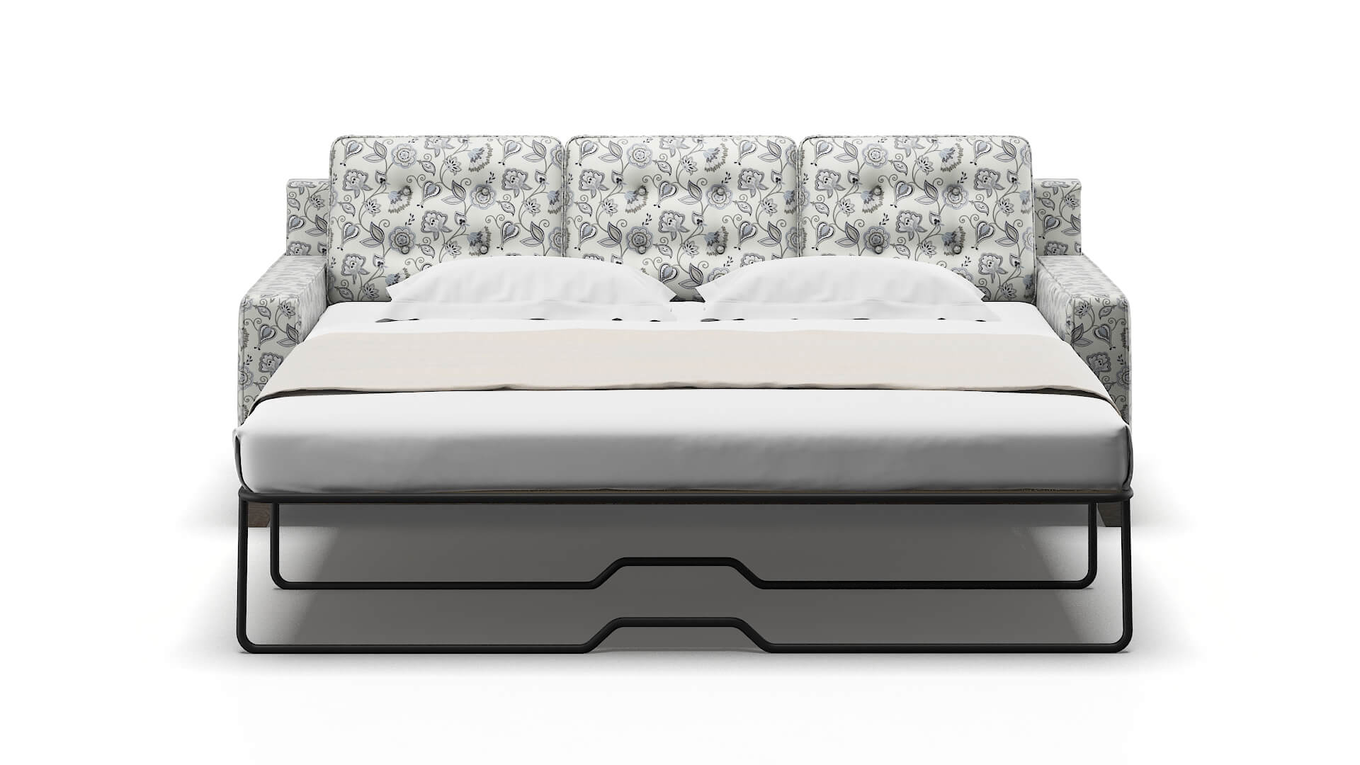 Alexandria Avignon Sky Sofa Sleeper Espresso legs 1