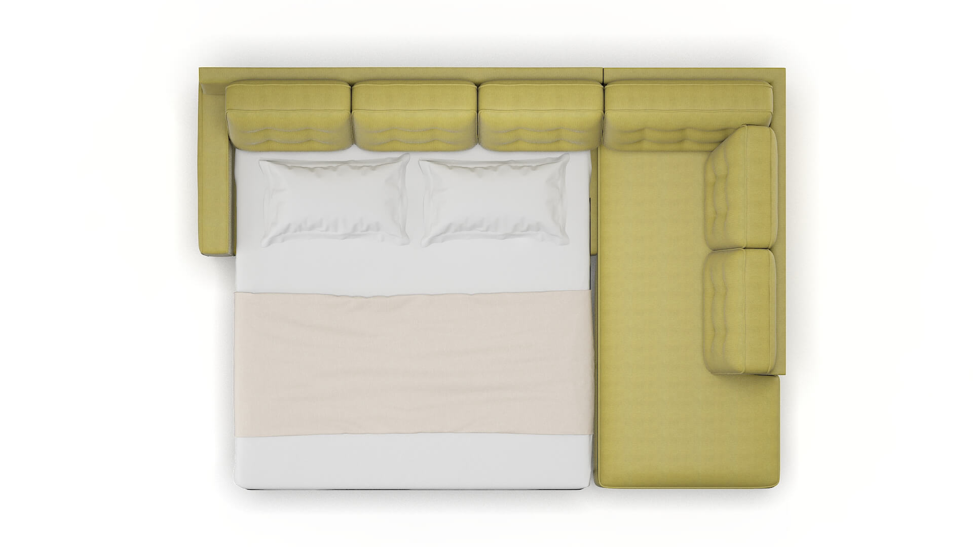 Alexandria Bella Apple Panel Sleeper Espresso legs 3