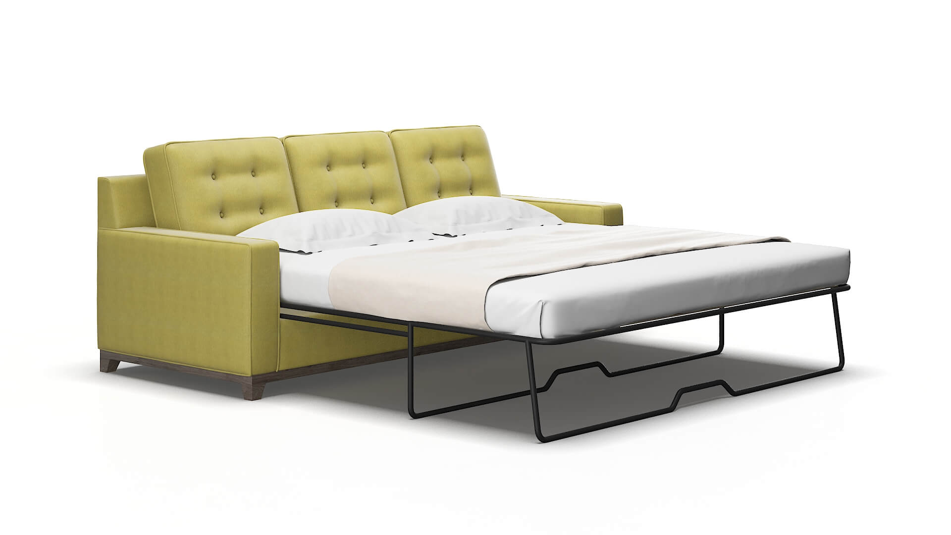 Alexandria Bella apple Sofa sleeper Espresso Legs  2