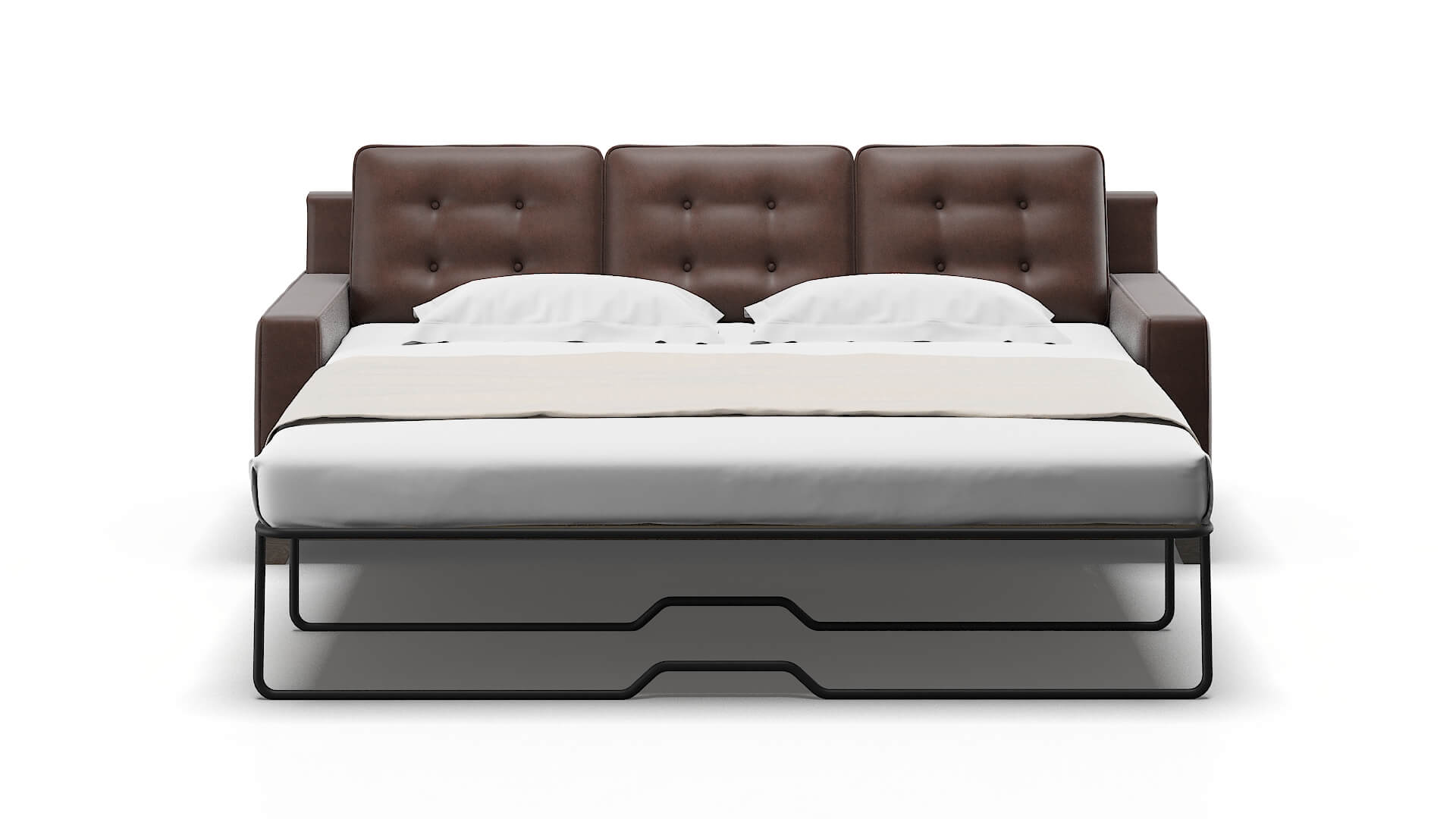 Alexandria Bella Espresso Sofa Sleeper Espresso legs 1