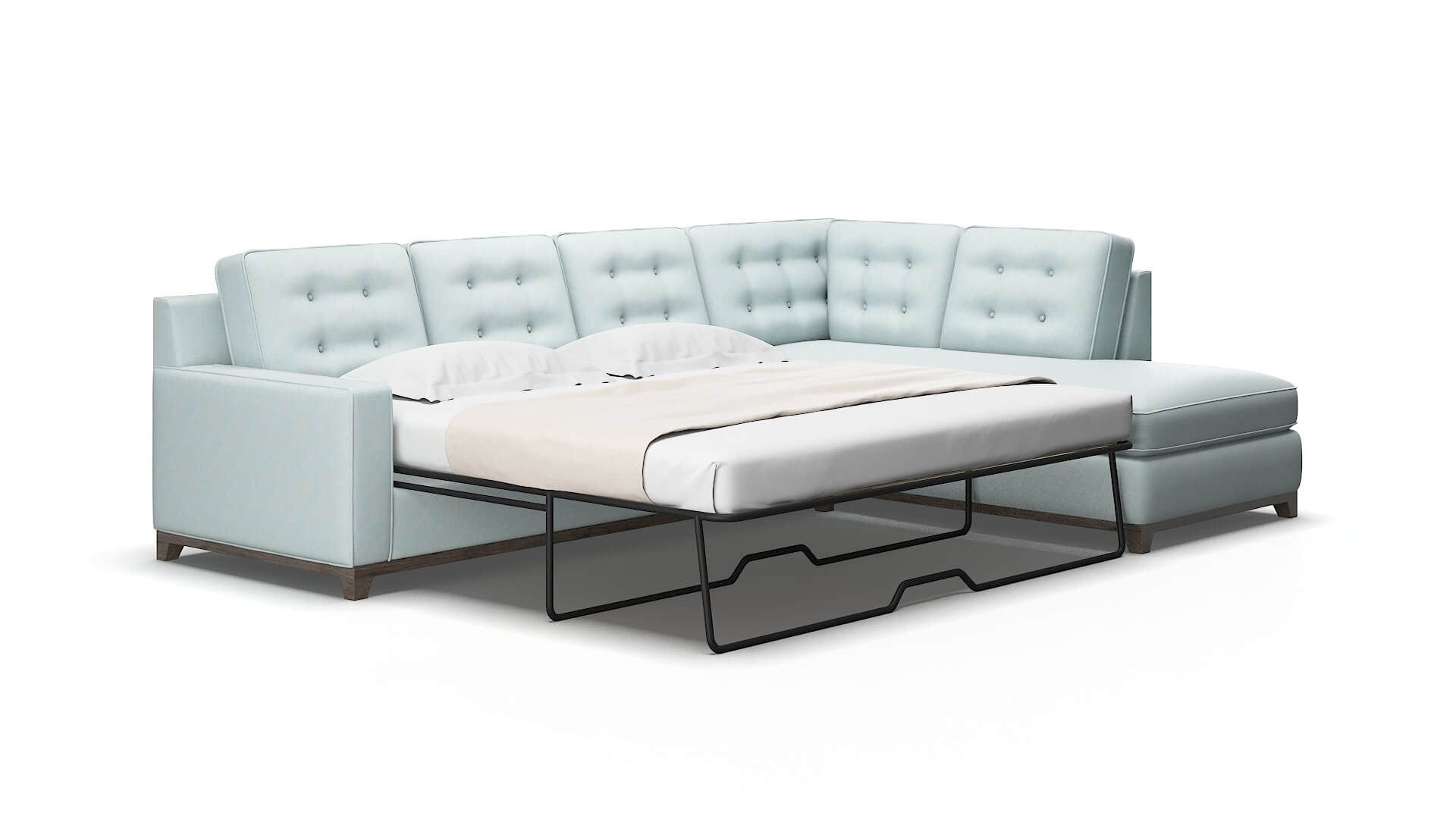 Alexandria Bella Skylight Panel Sleeper Espresso Legs 2