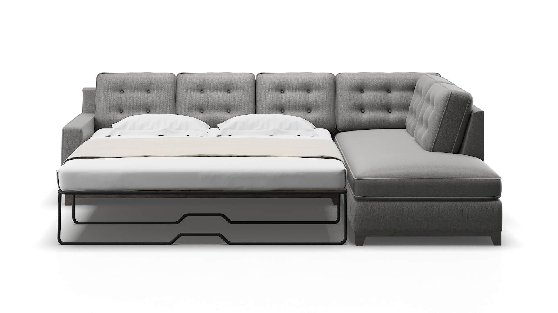 Alexandria Catalina Steel Panel Sleeper Espresso legs 1