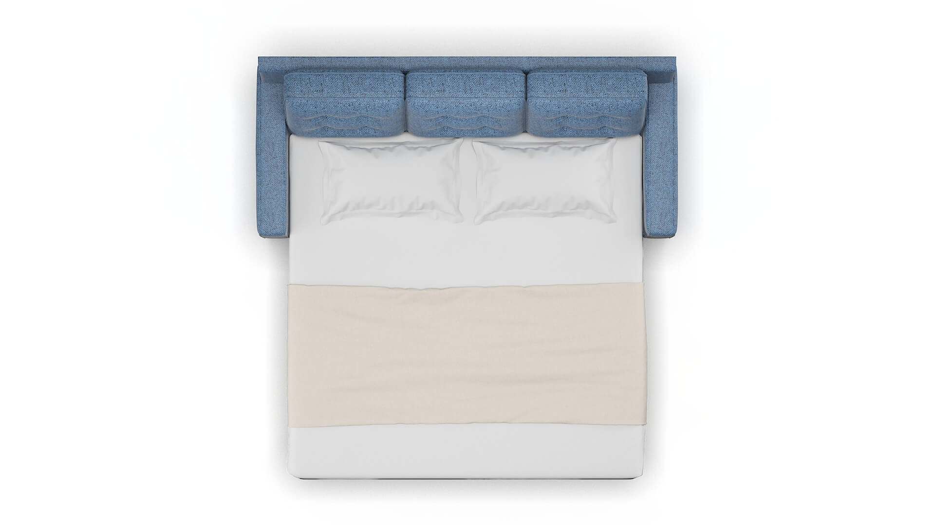 Alexandria Clyde Deep_ocean Sofa Sleeper Espresso legs 3