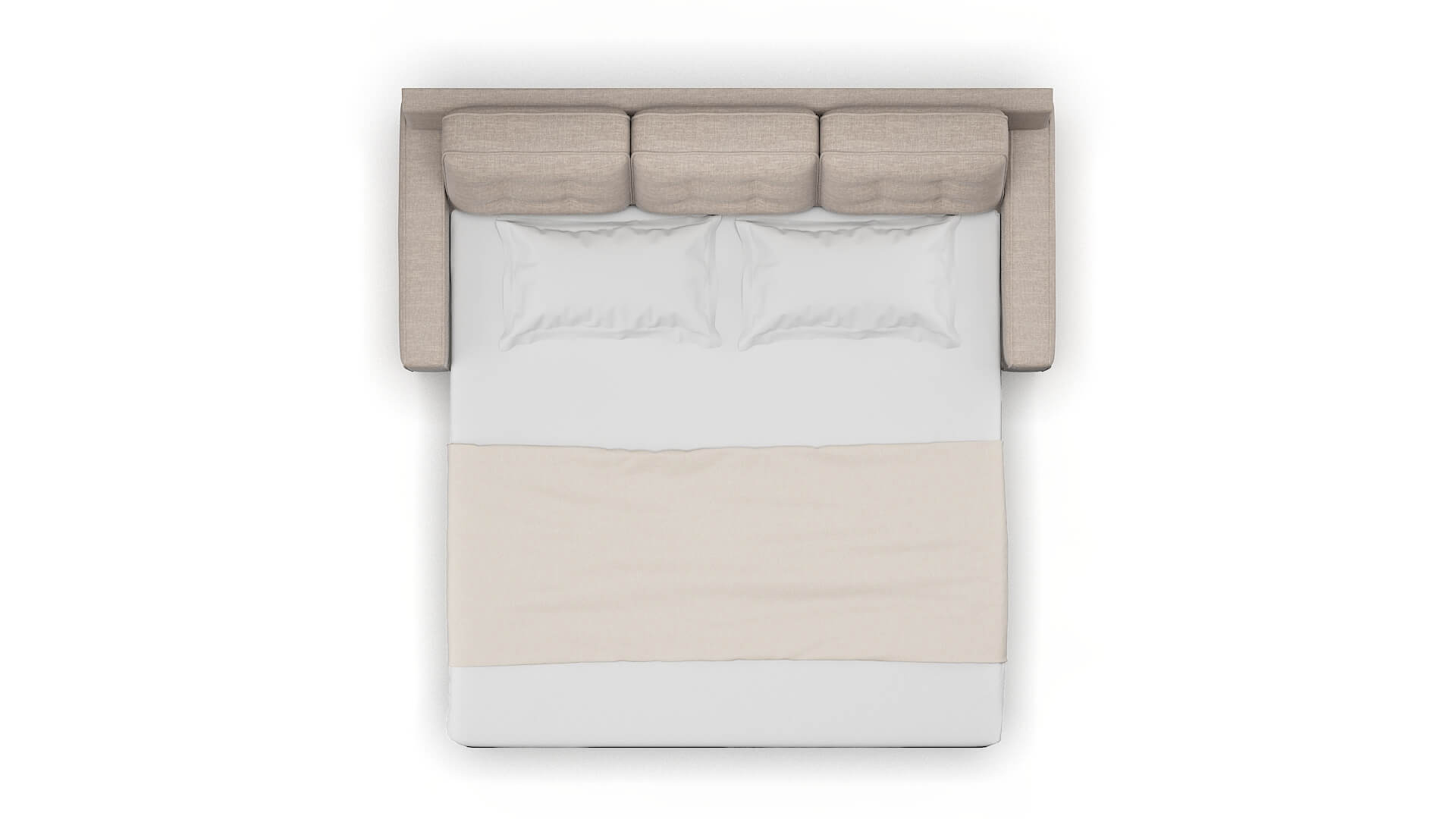 Alexandria Clyde Dolphin Sofa Sleeper Espresso legs 3