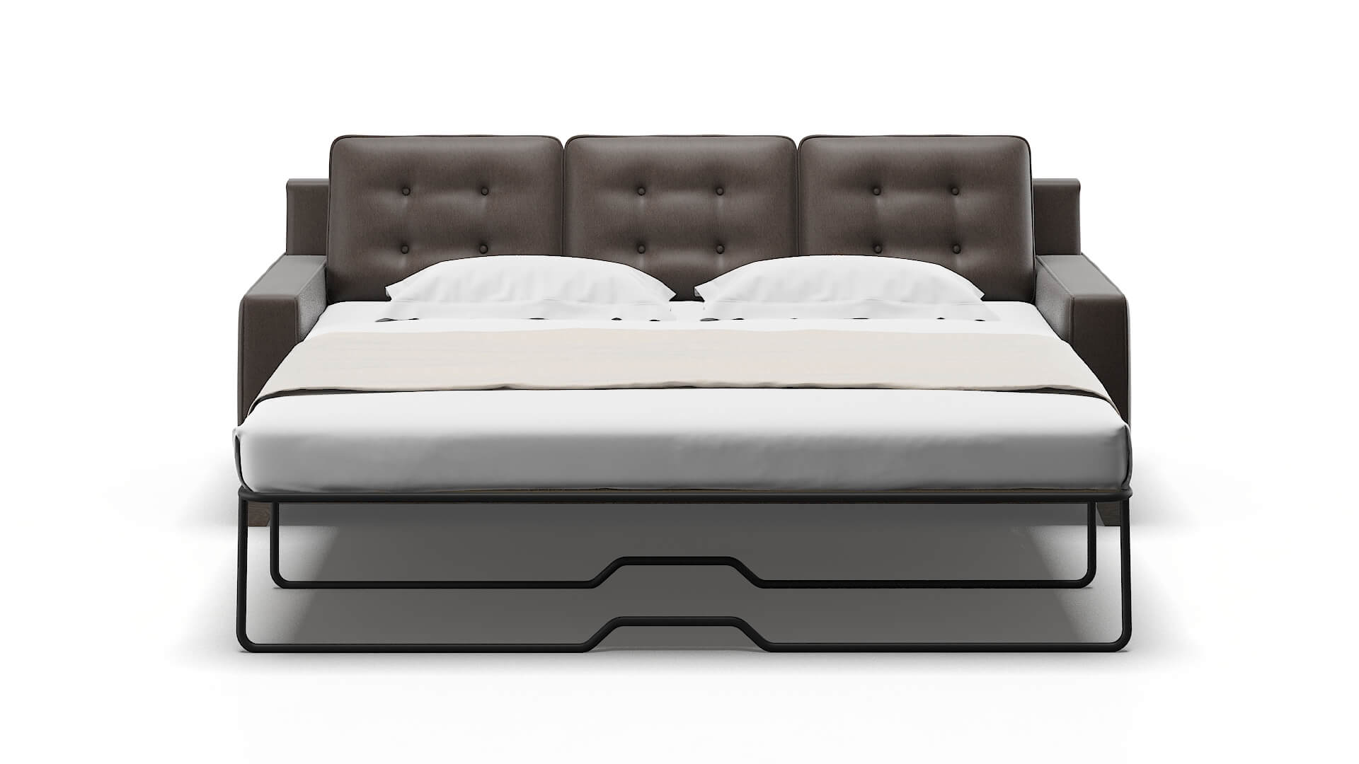 Alexandria Cosmo Chocolate Sofa Sleeper Espresso legs 1