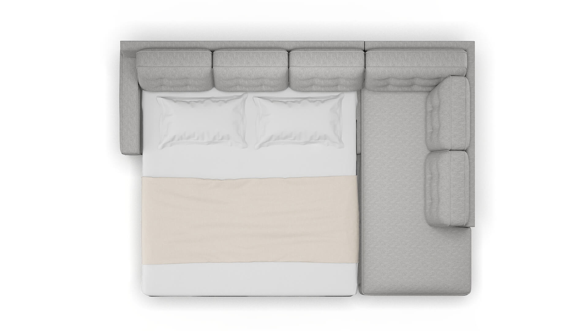 Alexandria Cosmo Steel Panel Sleeper Espresso legs 3