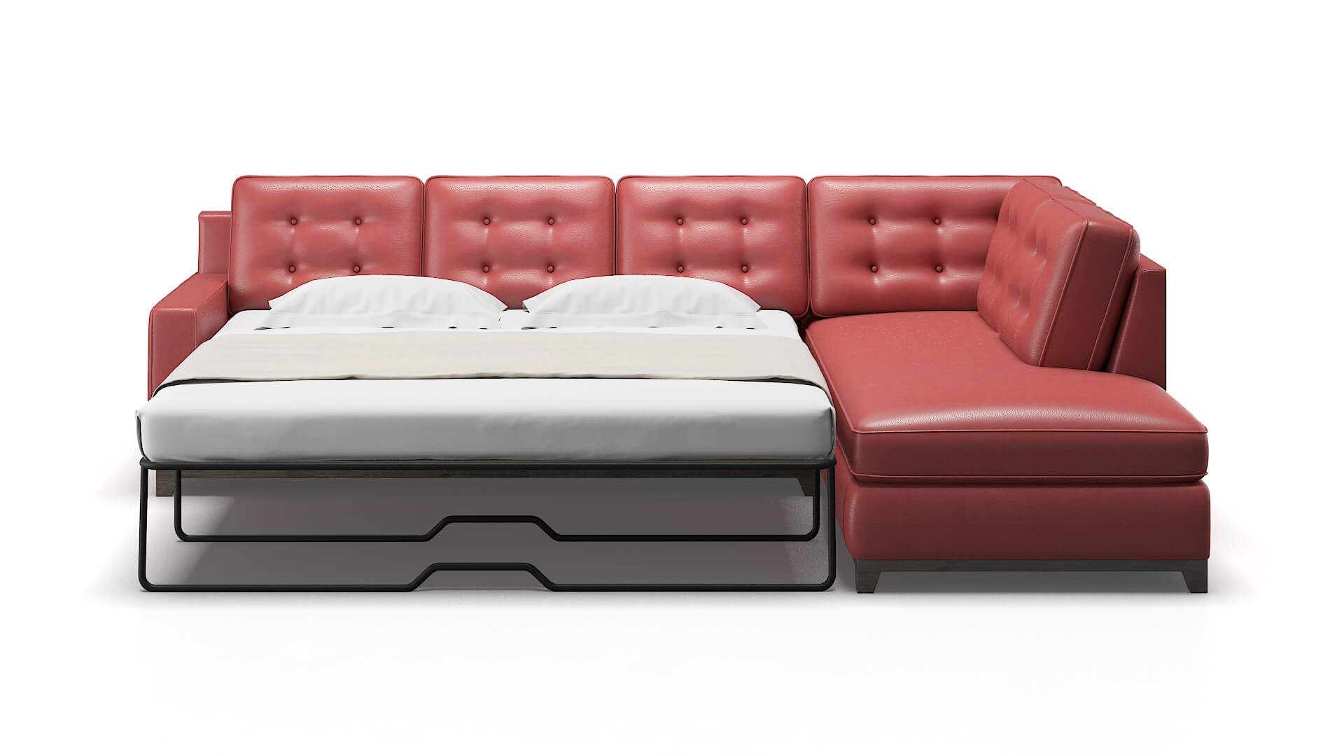 Alexandria Dillion Cordovan Panel Sleeper Espresso legs 1