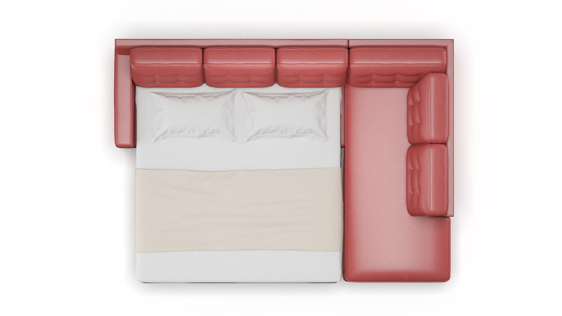 Alexandria Dillion Cordovan Panel Sleeper Espresso legs 3