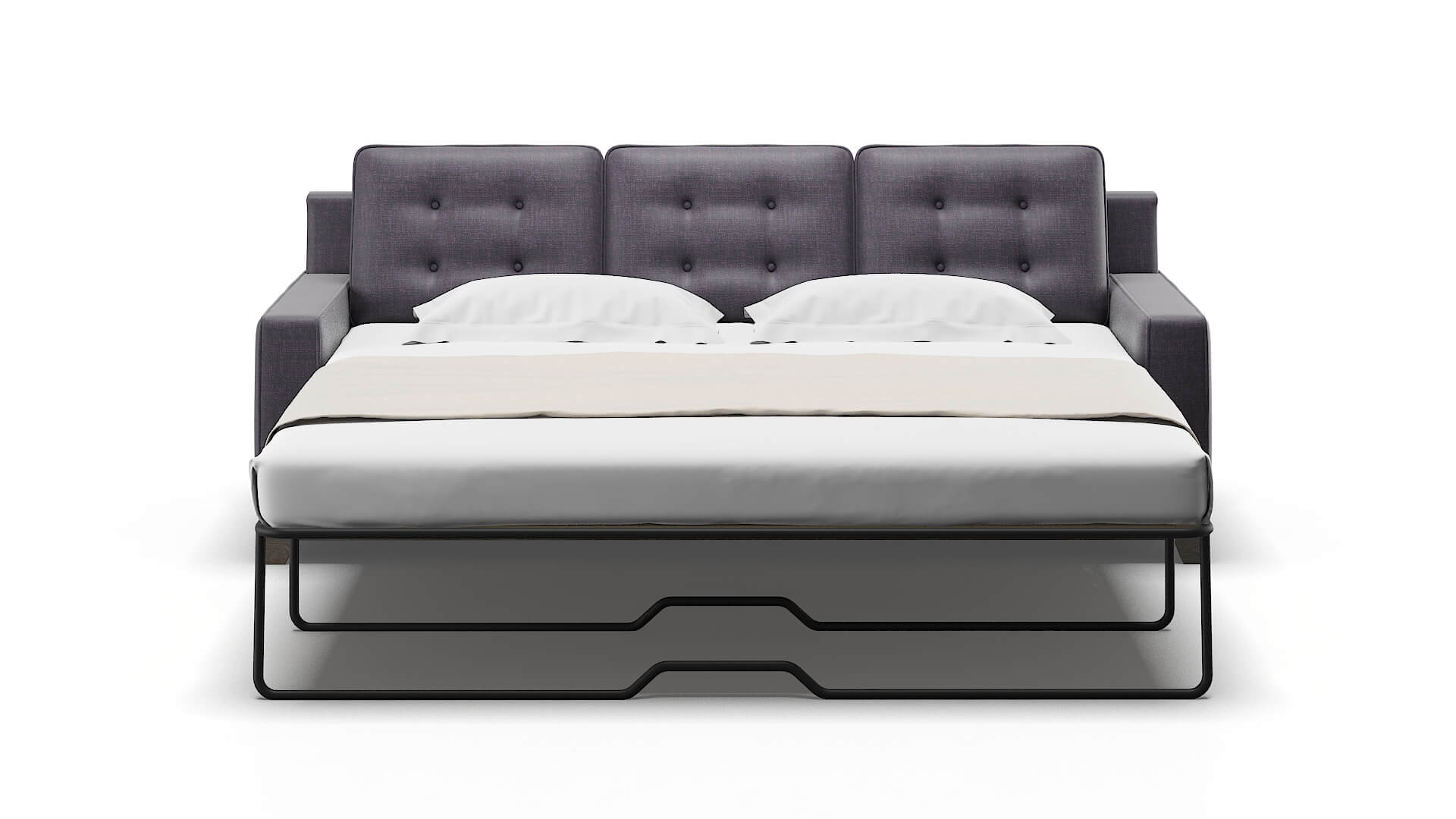 Alexandria Durham Ink Sofa Sleeper Espresso legs 1