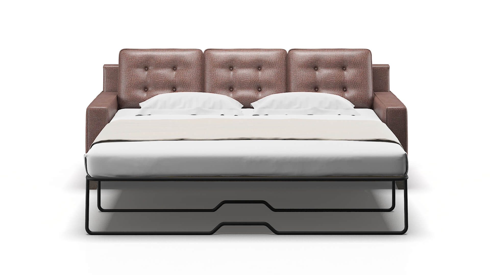 Alexandria Ford Brown Sofa Sleeper Espresso legs 1