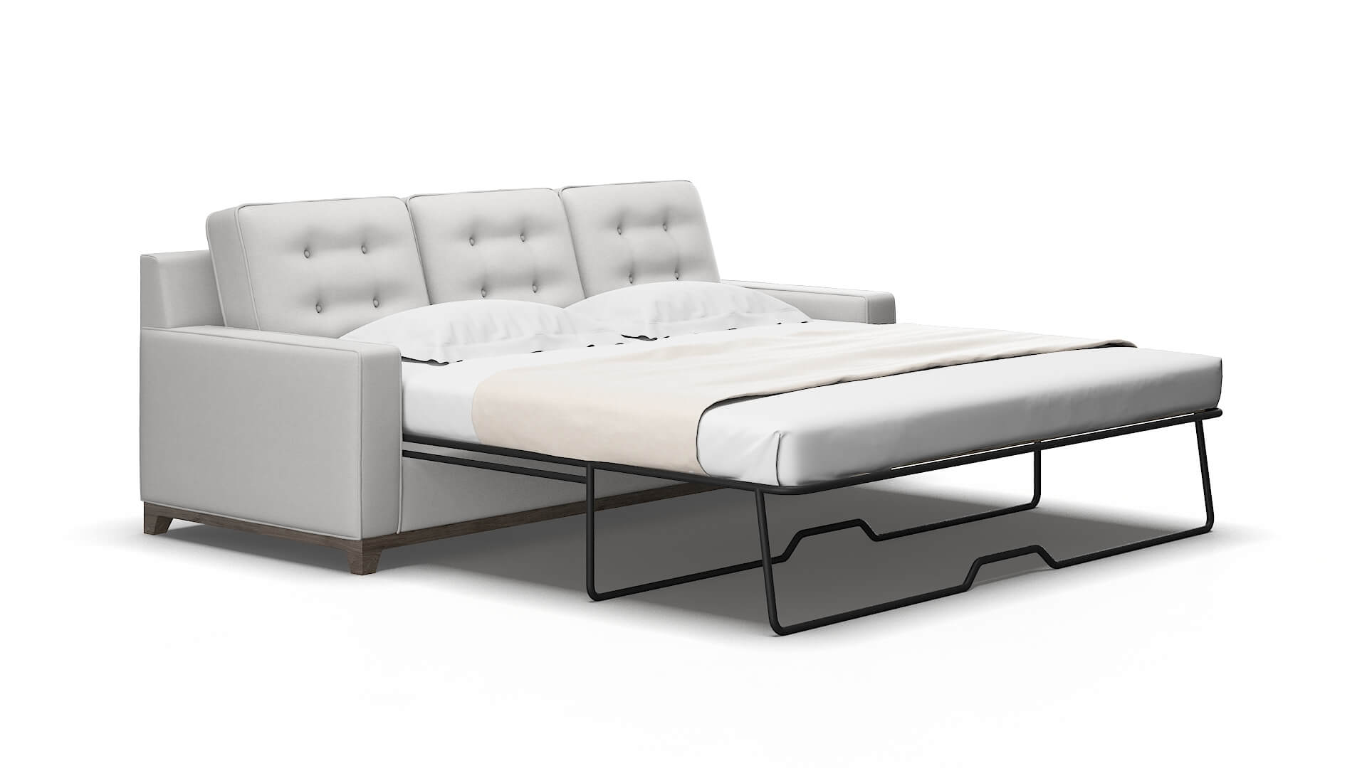 Alexandria Geo sterling Sofa sleeper Espresso Legs  2