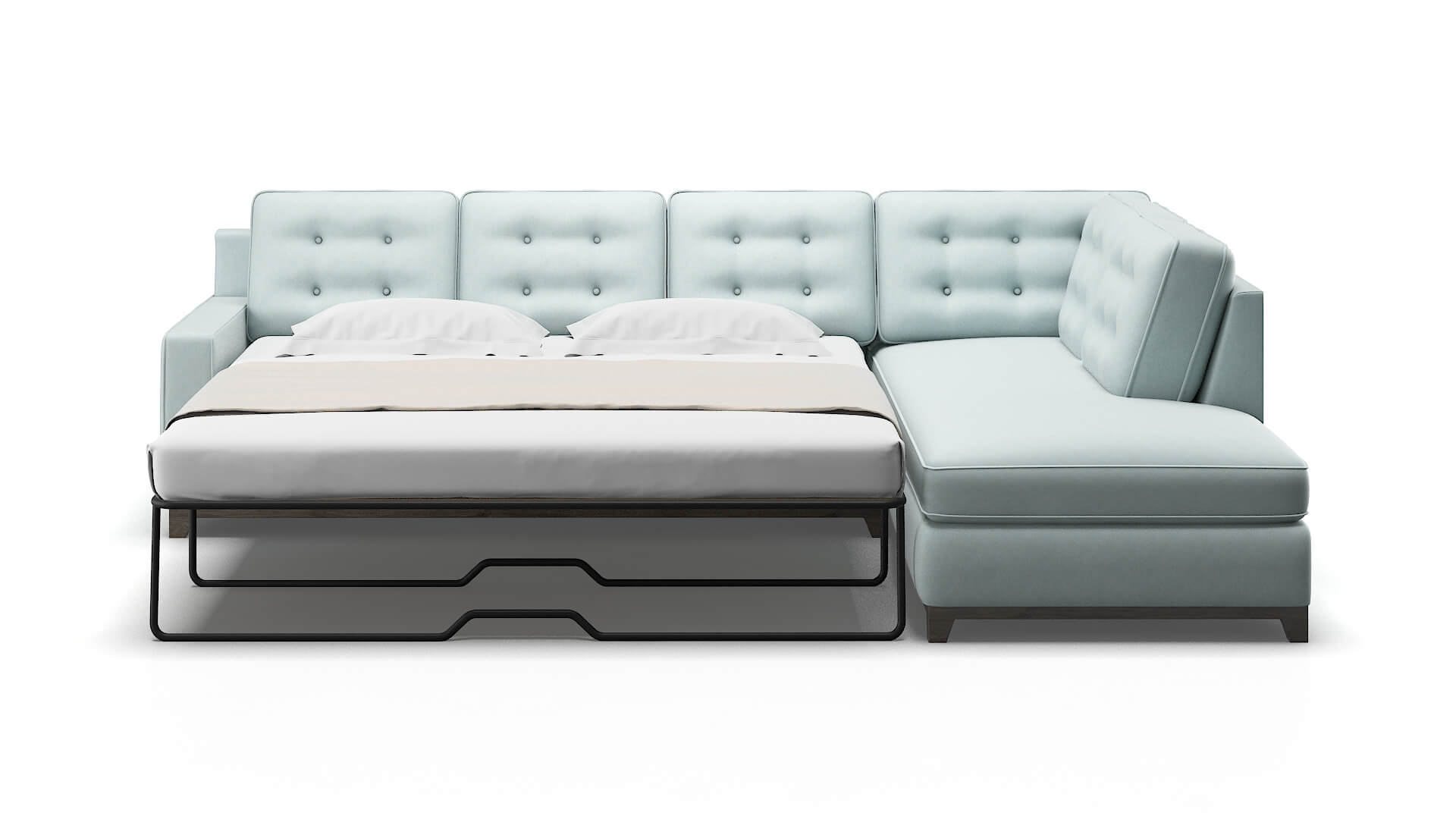 Alexandria Hepburn Peridot Panel Sleeper Espresso legs 1