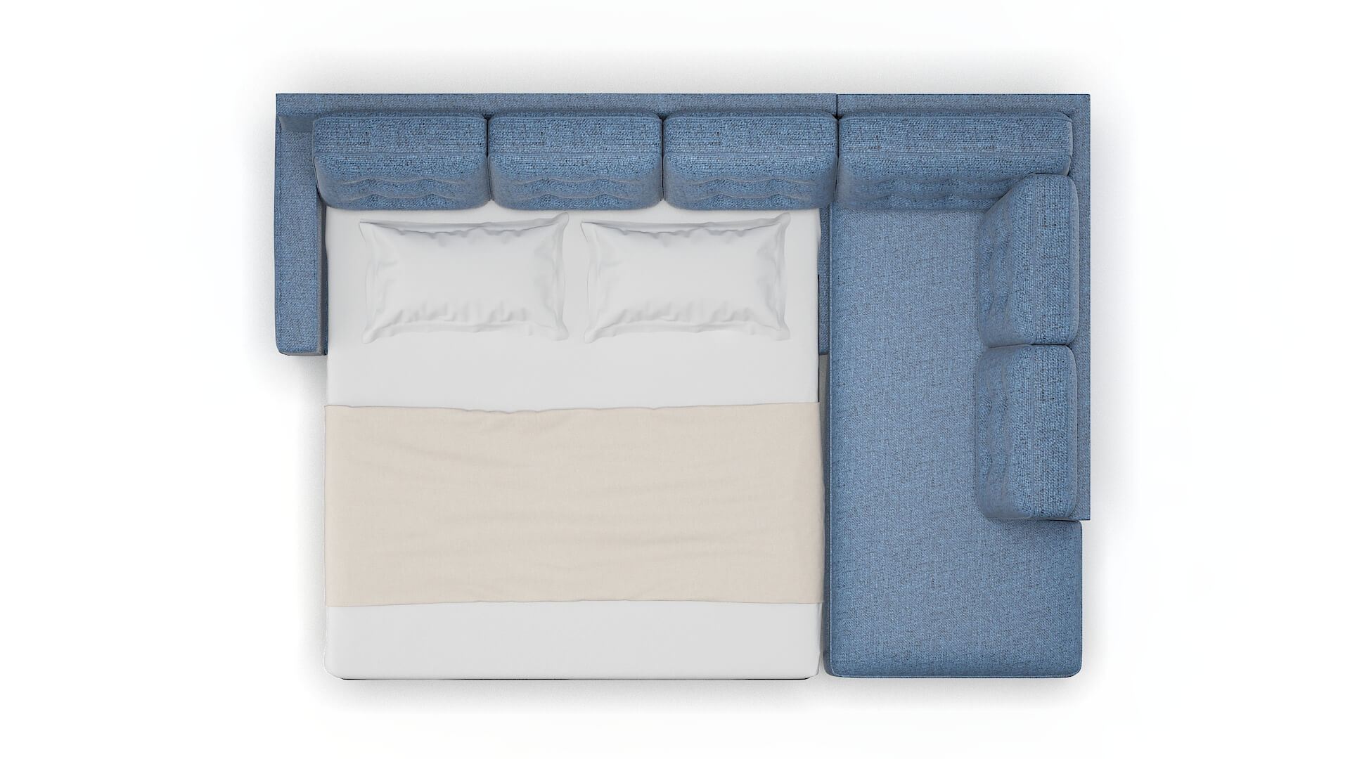 Alexandria Hepburn Water Panel Sleeper Espresso legs 3