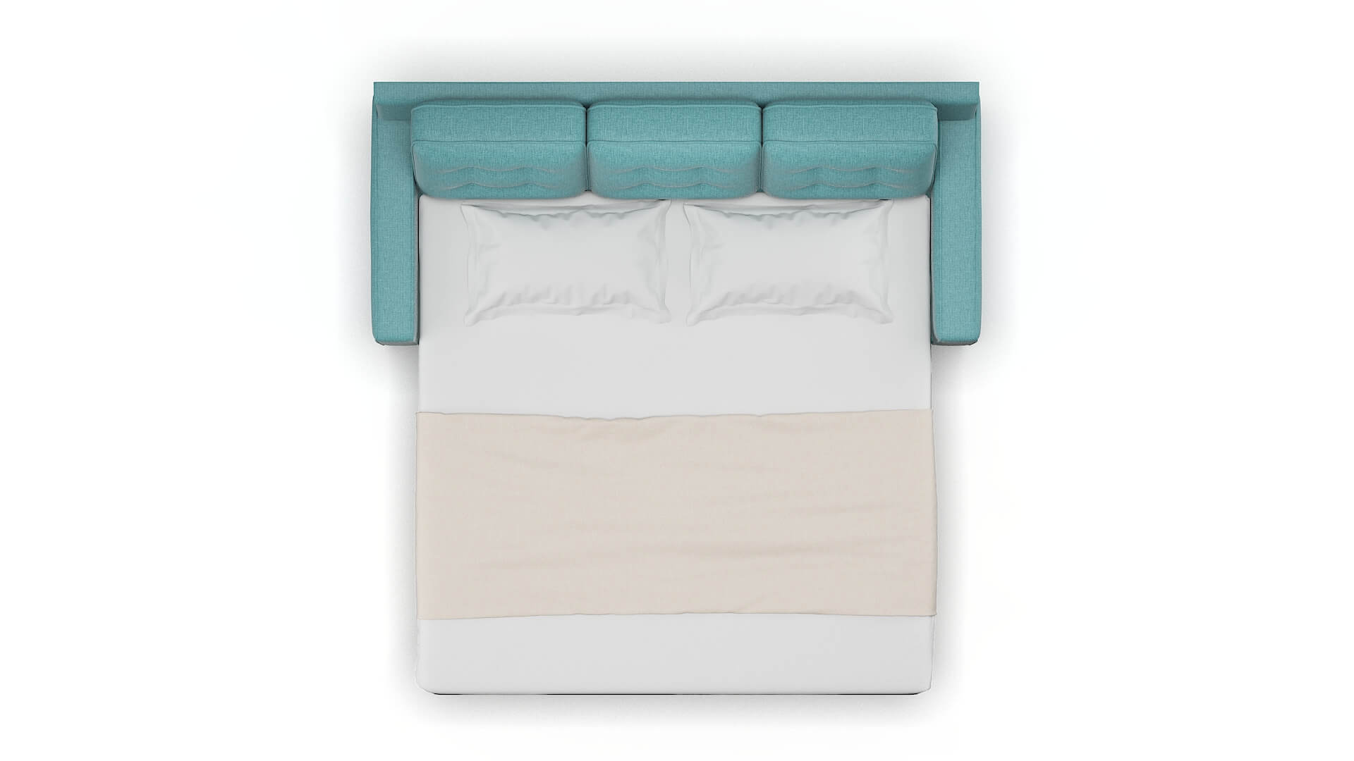 Alexandria Hepburn_hrp Emerald Sofa Sleeper Espresso legs 3