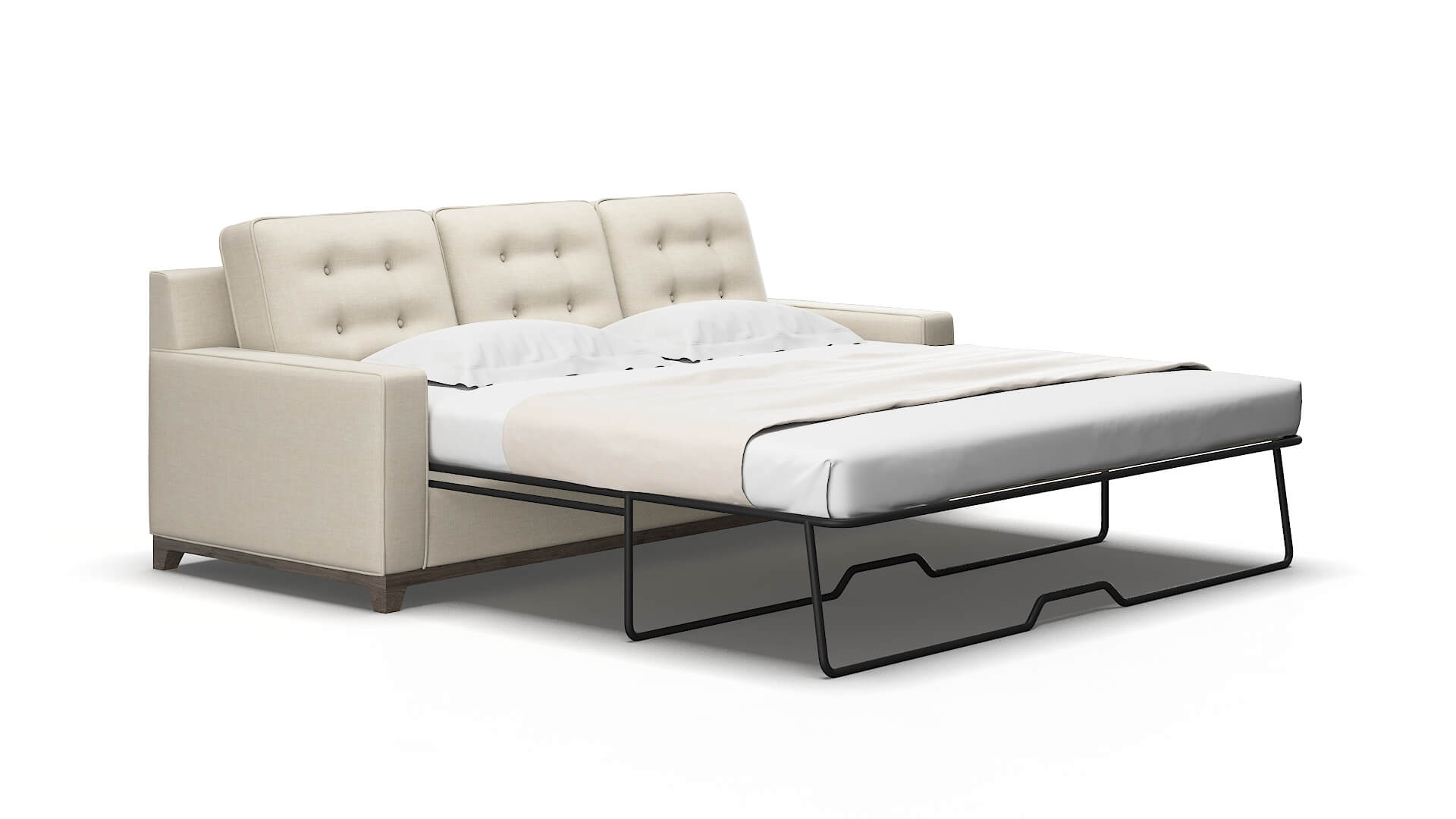 Alexandria Keylargo almond Sofa sleeper Espresso Legs  2