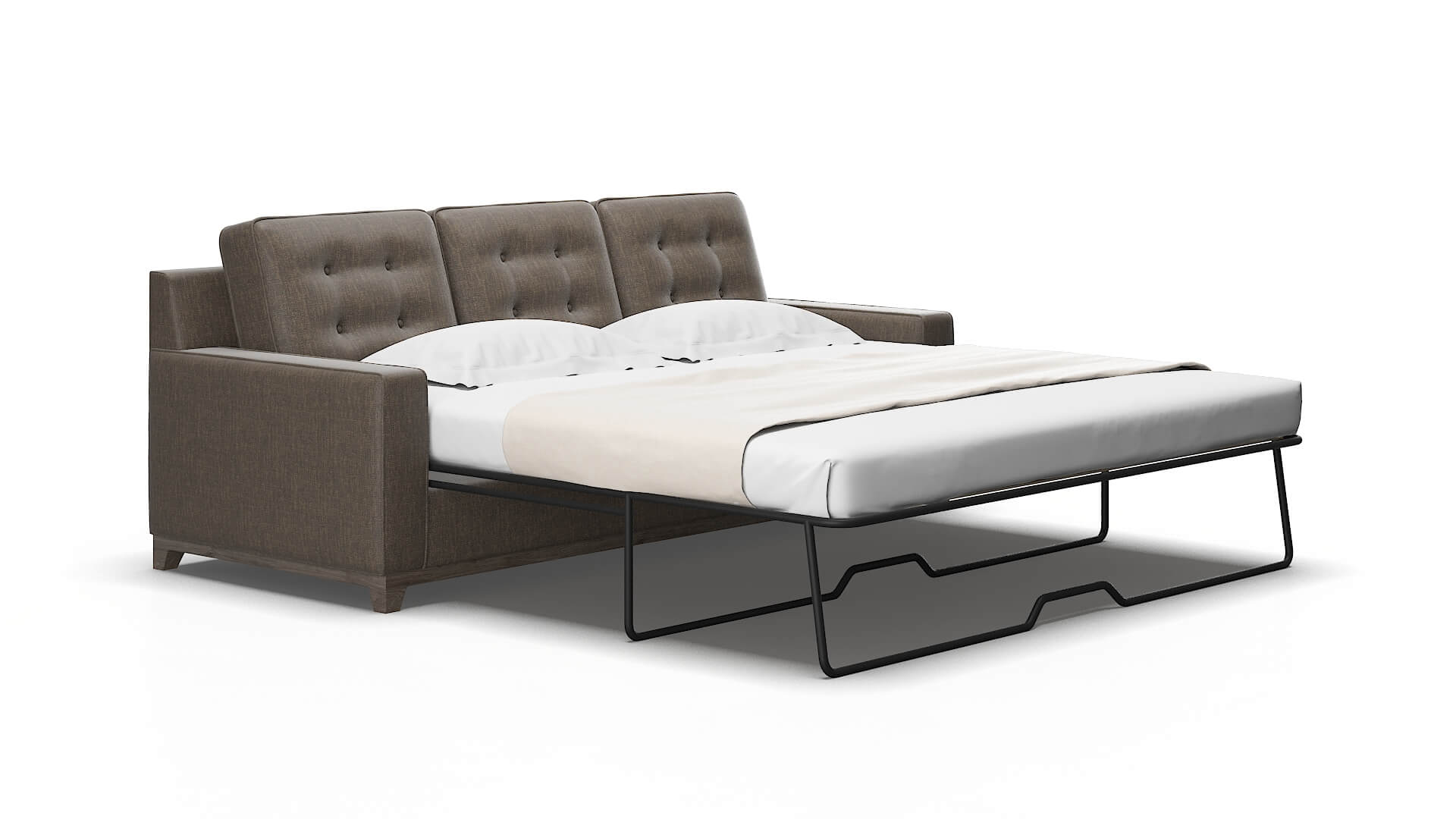 Alexandria Keylargo bark Sofa sleeper Espresso Legs  2