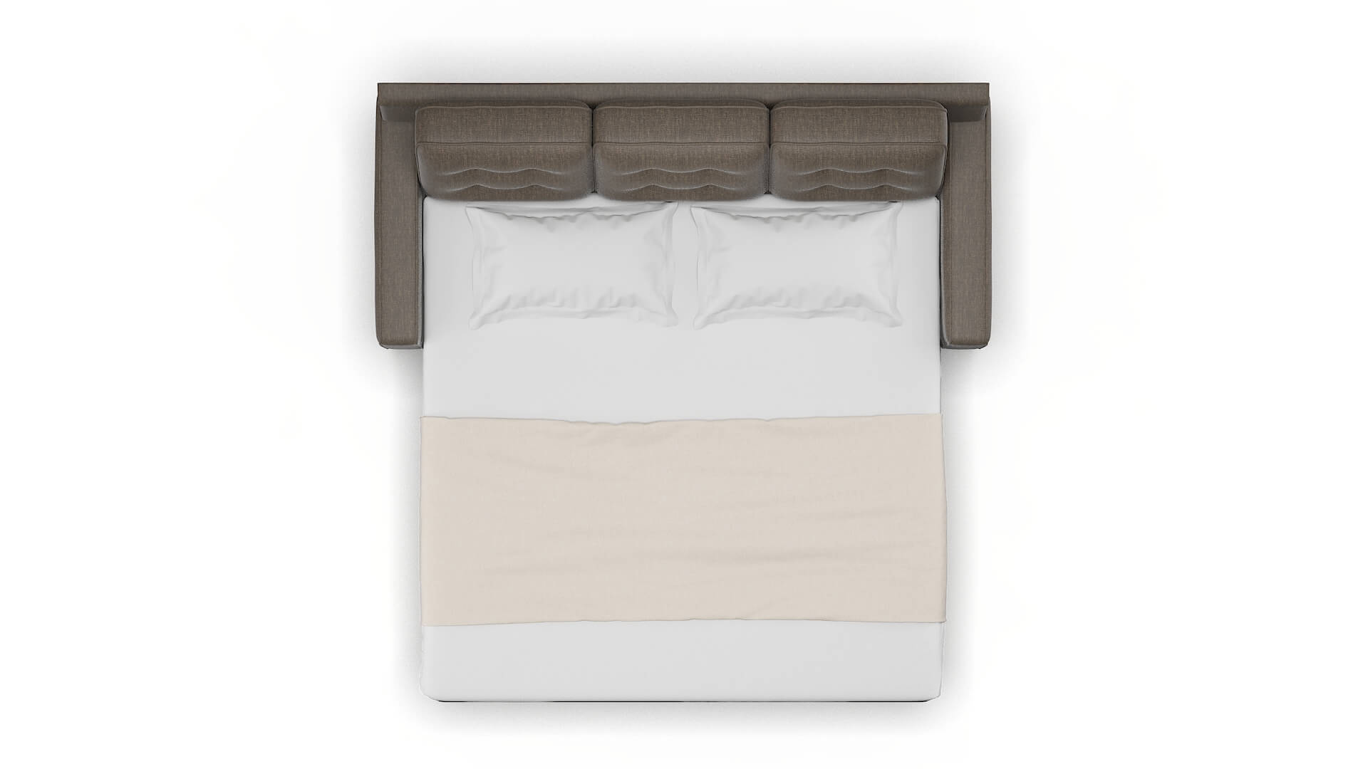 Alexandria Keylargo Bark Sofa Sleeper Espresso legs 3