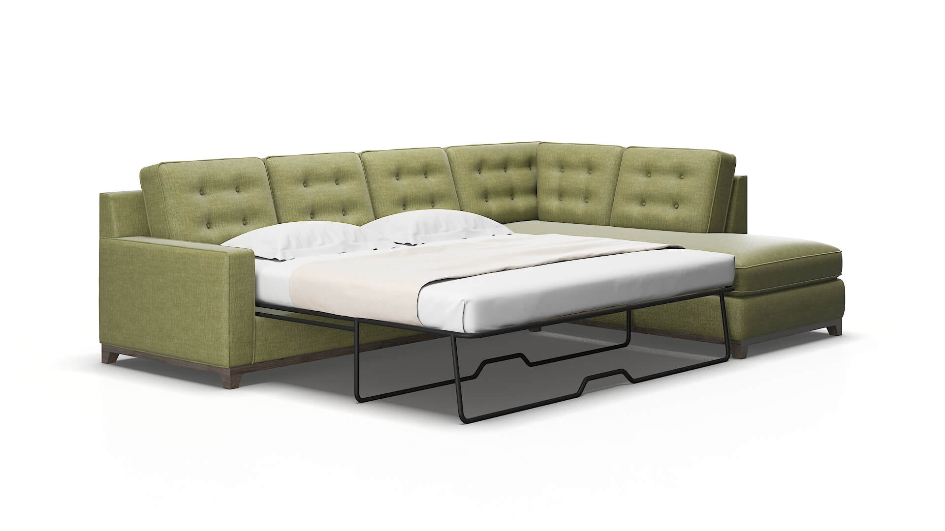 Alexandria Keylargo grass Panel sleeper Espresso Legs  2