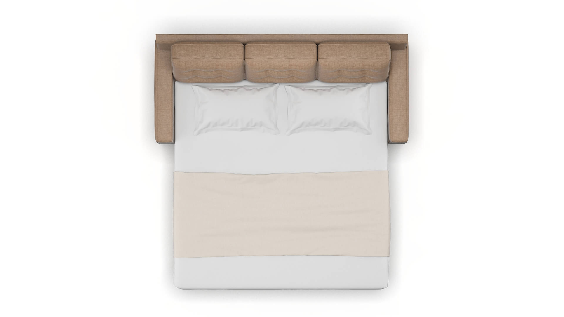 Alexandria Keylargo Mink Sofa Sleeper Espresso legs 3