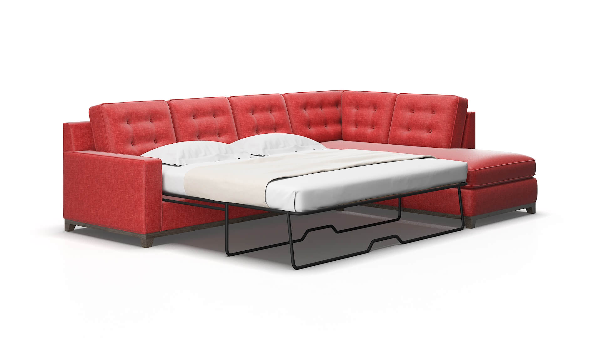 Alexandria Keylargo ruby Panel sleeper Espresso Legs  2