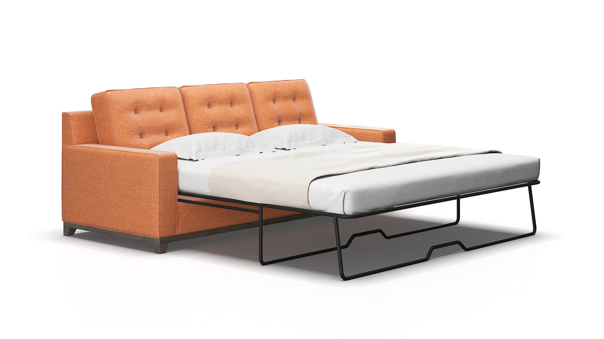 Alexandria Keylargo terracotta Sofa sleeper Espresso Legs  2