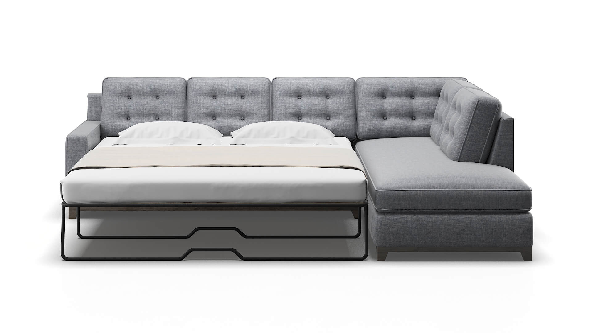 Alexandria Lana Ash Panel Sleeper Espresso legs 1