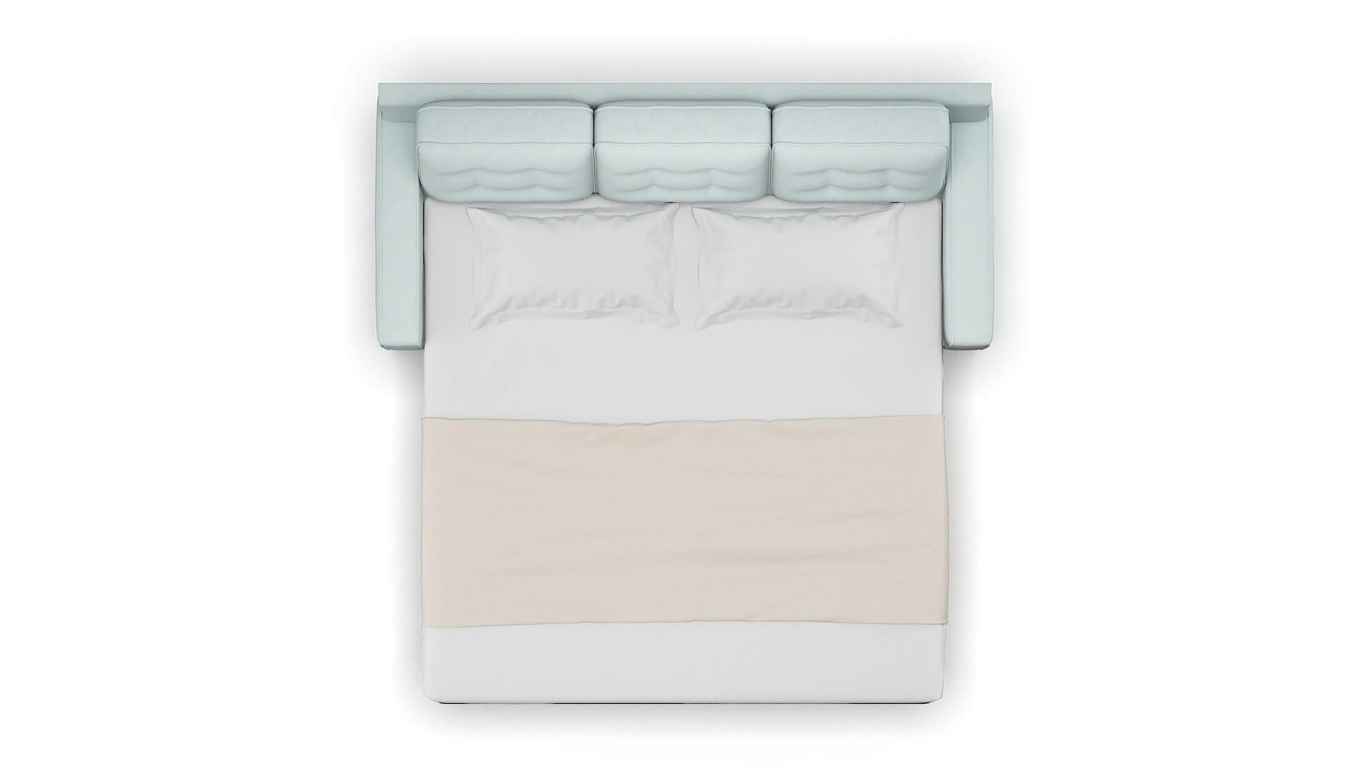 Alexandria Leslie Robins_egg Sofa Sleeper Espresso legs 3