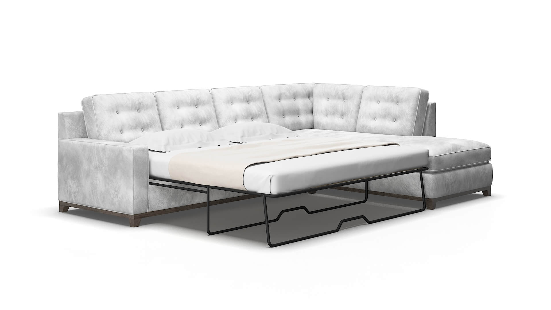 Alexandria Loft snowfall Panel sleeper Espresso Legs  2